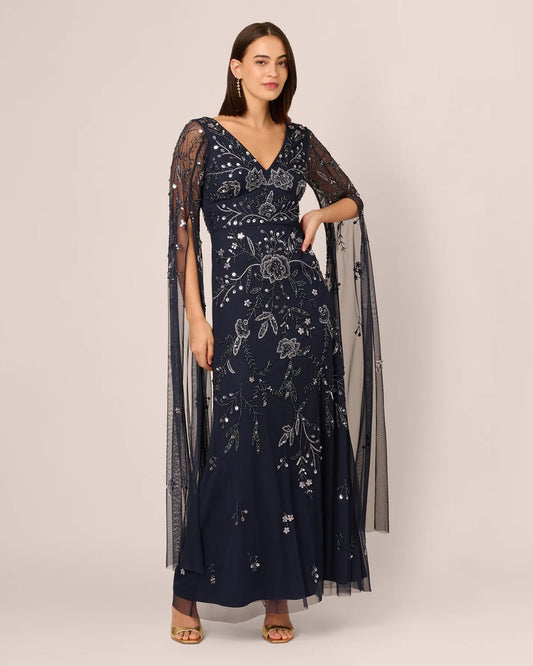 a-line maxi mother of the bride dress - image 2