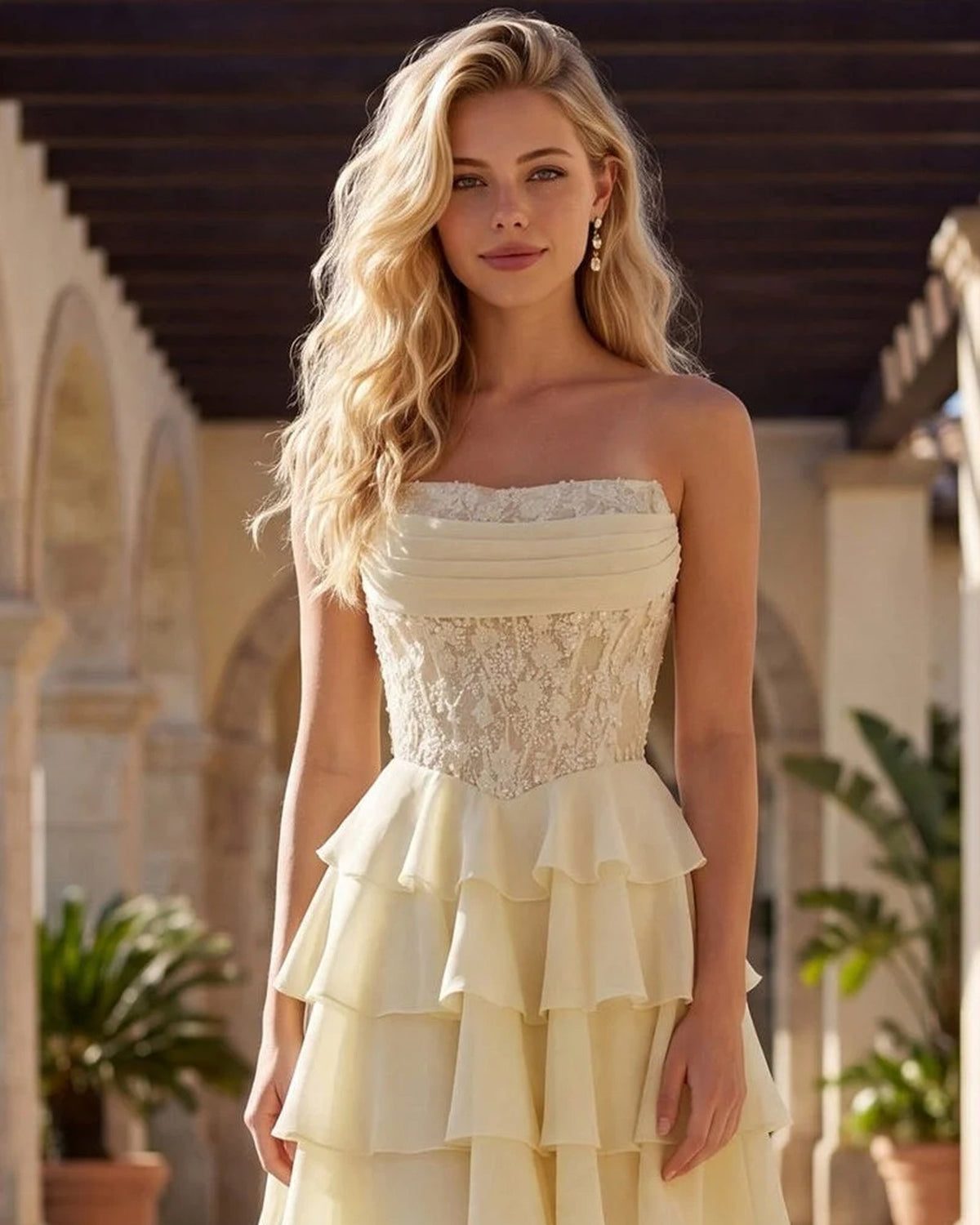 addy floral corset mini homecoming dress - image 1