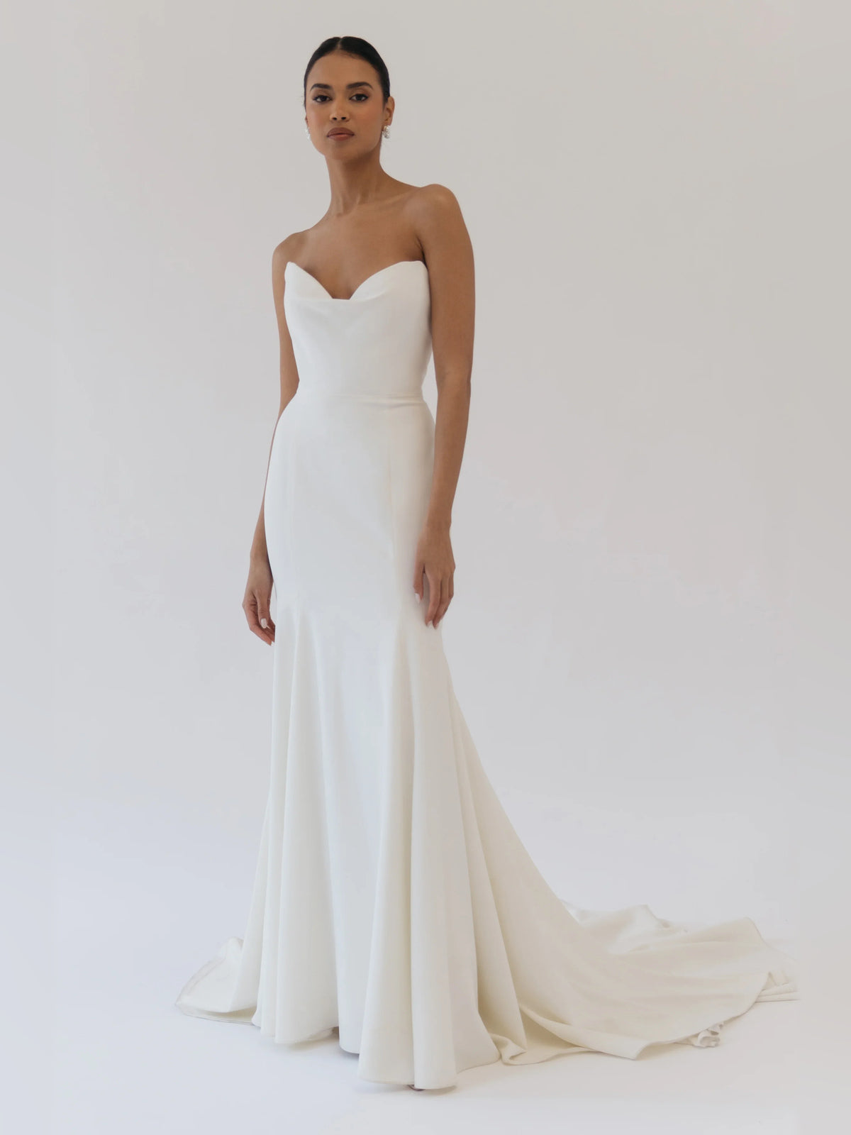 sweetheart fit-and-flare floor-length formal dress - image 1