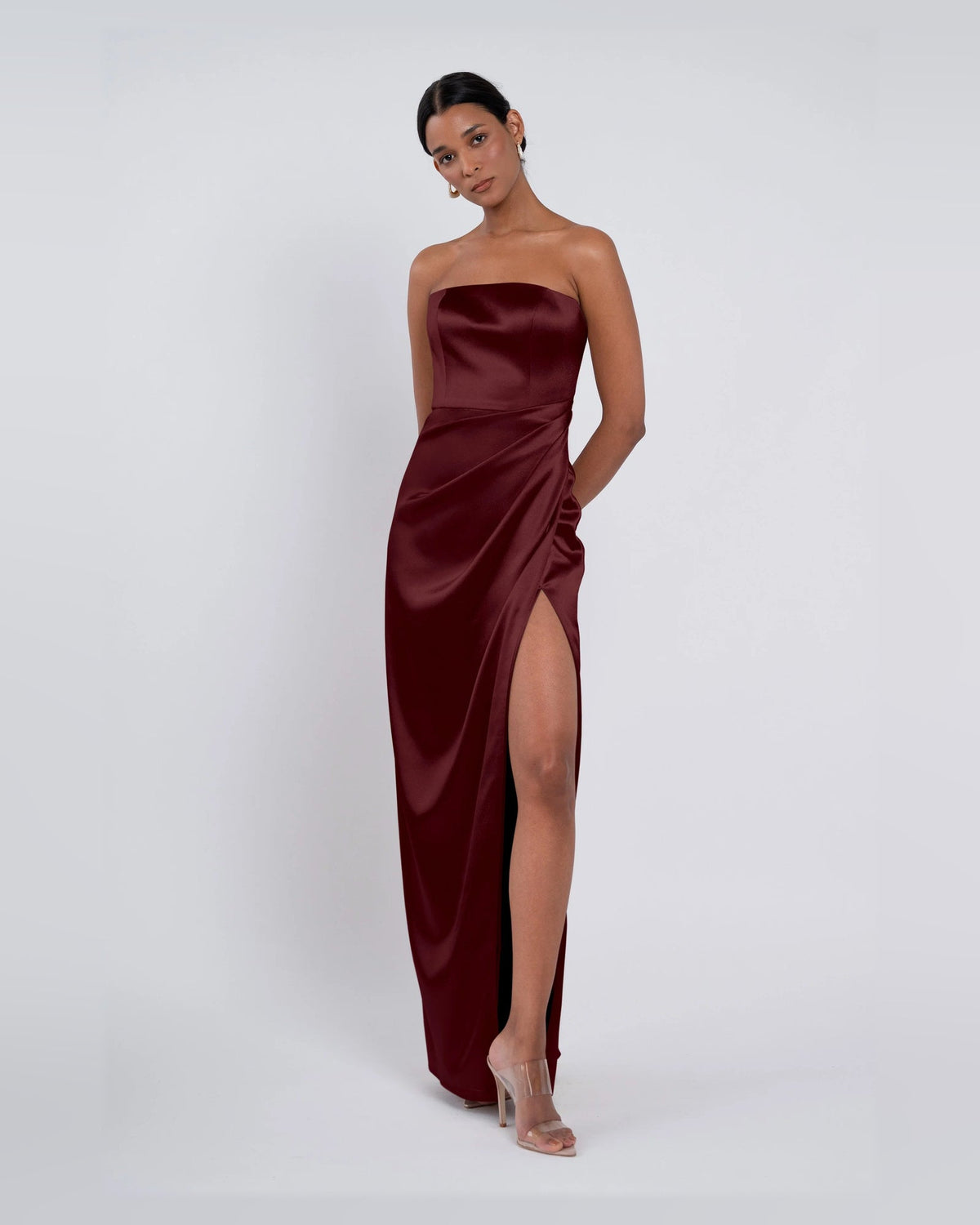 a-line maxi formal dress - image 1