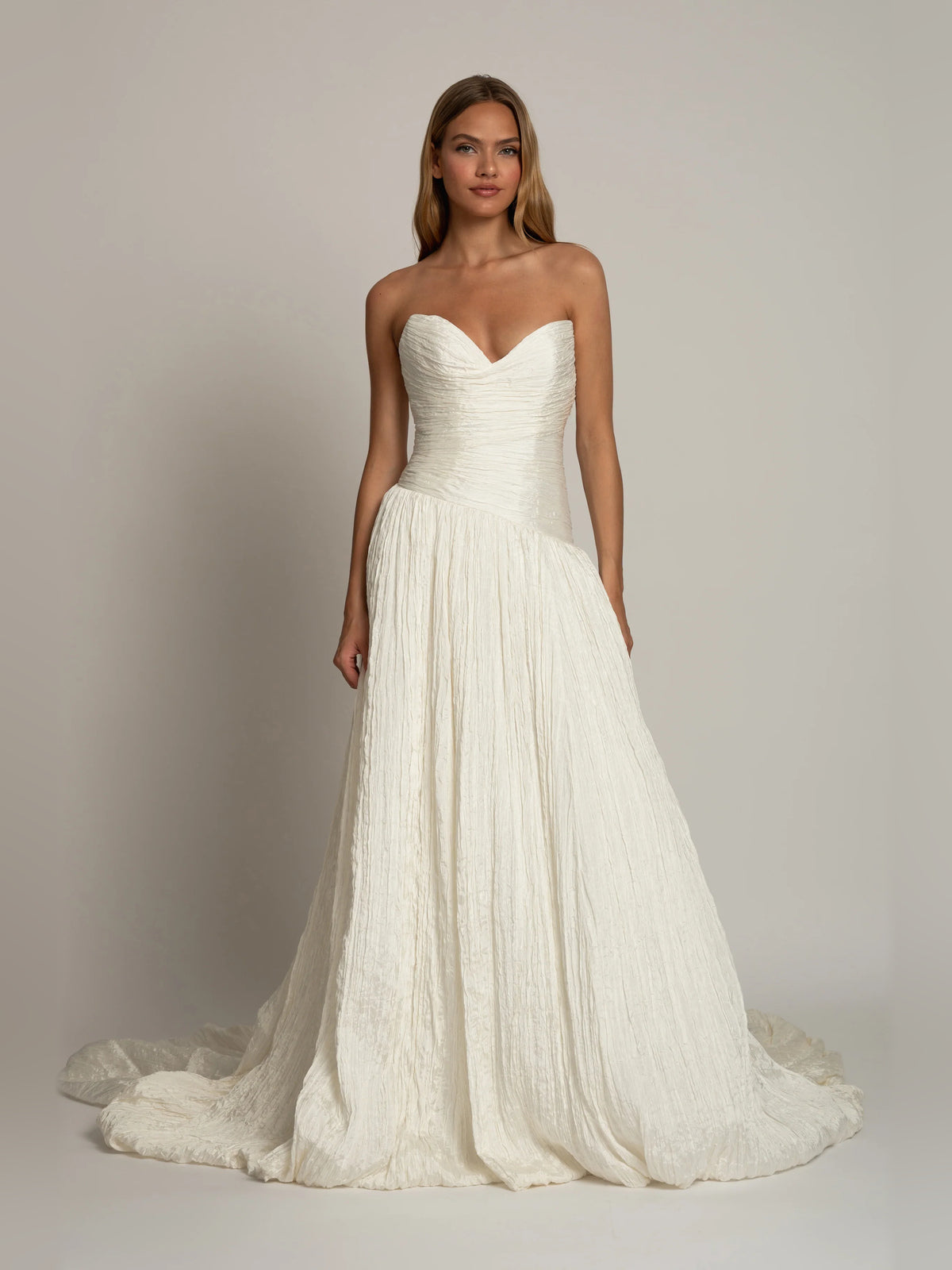 sweetheart ball-gown floor-length formal dress - image 1