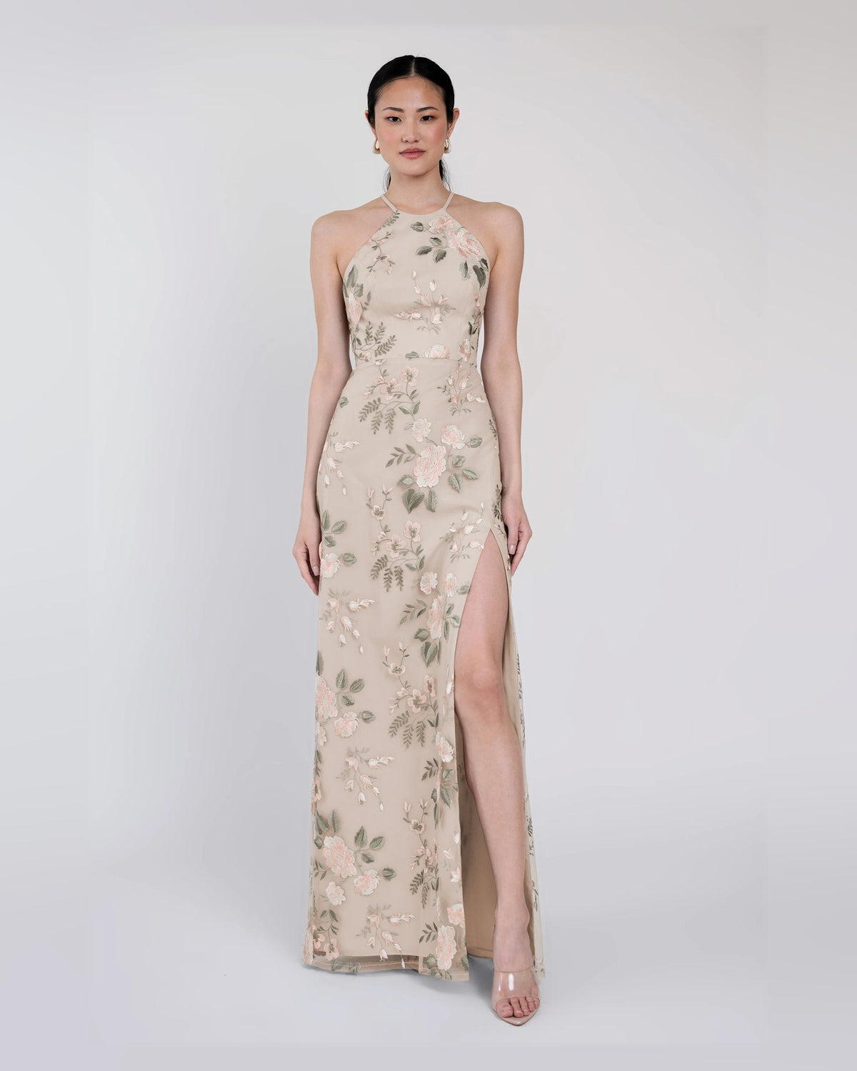 a-line maxi formal dress - image 1