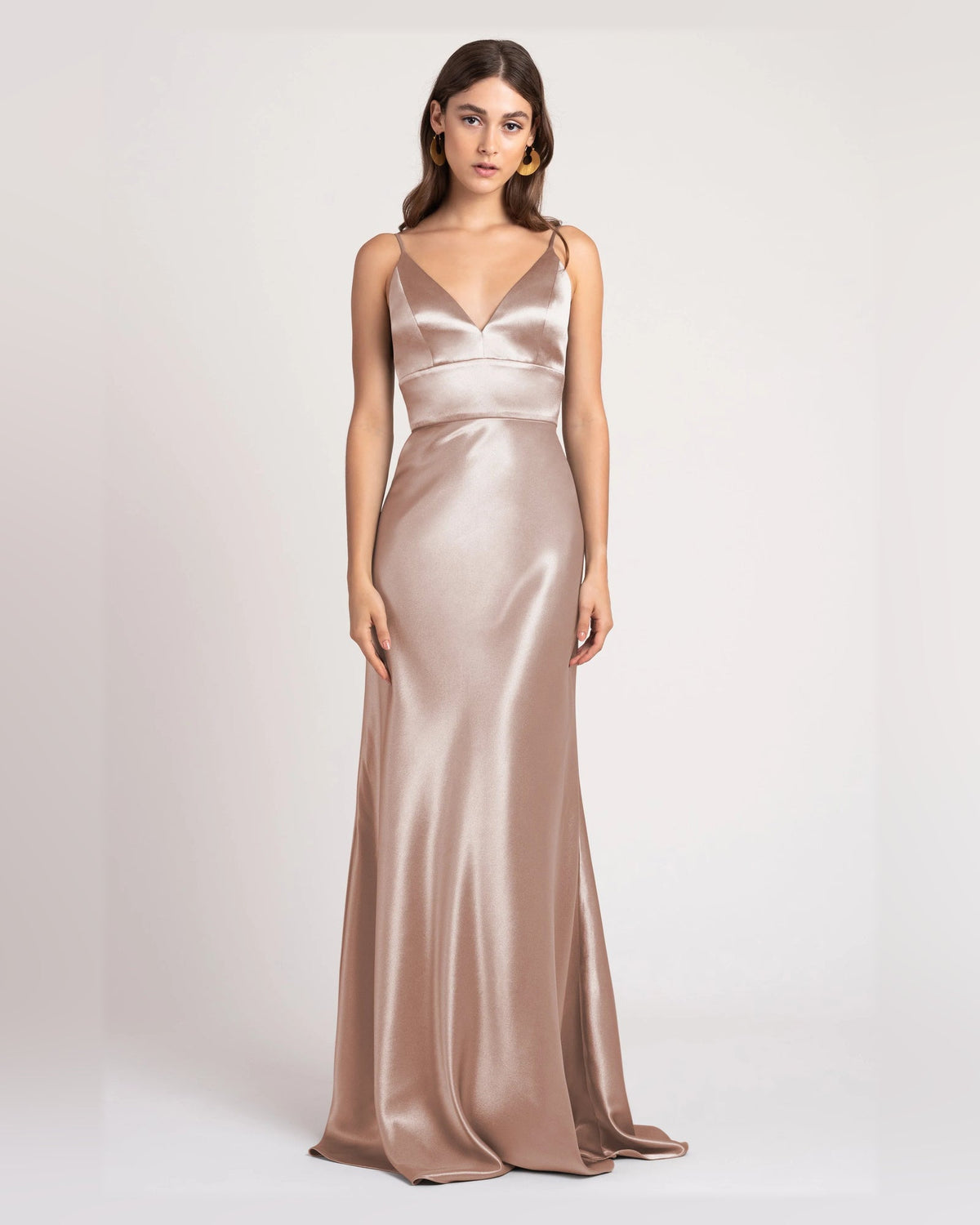 v neck a-line floor-length formal dress - image 1