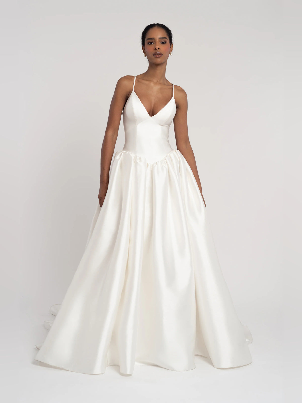 v neck ball-gown floor-length formal dress - image 1