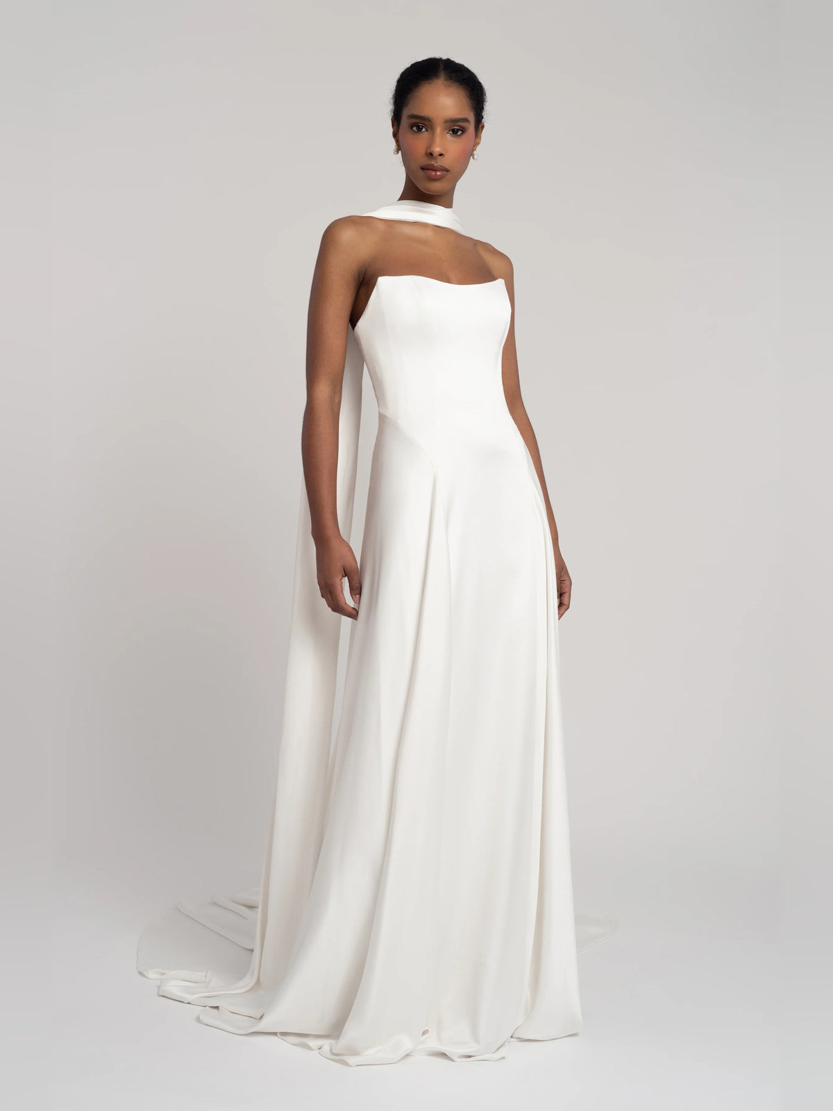 a-line floor-length formal dress - image 1