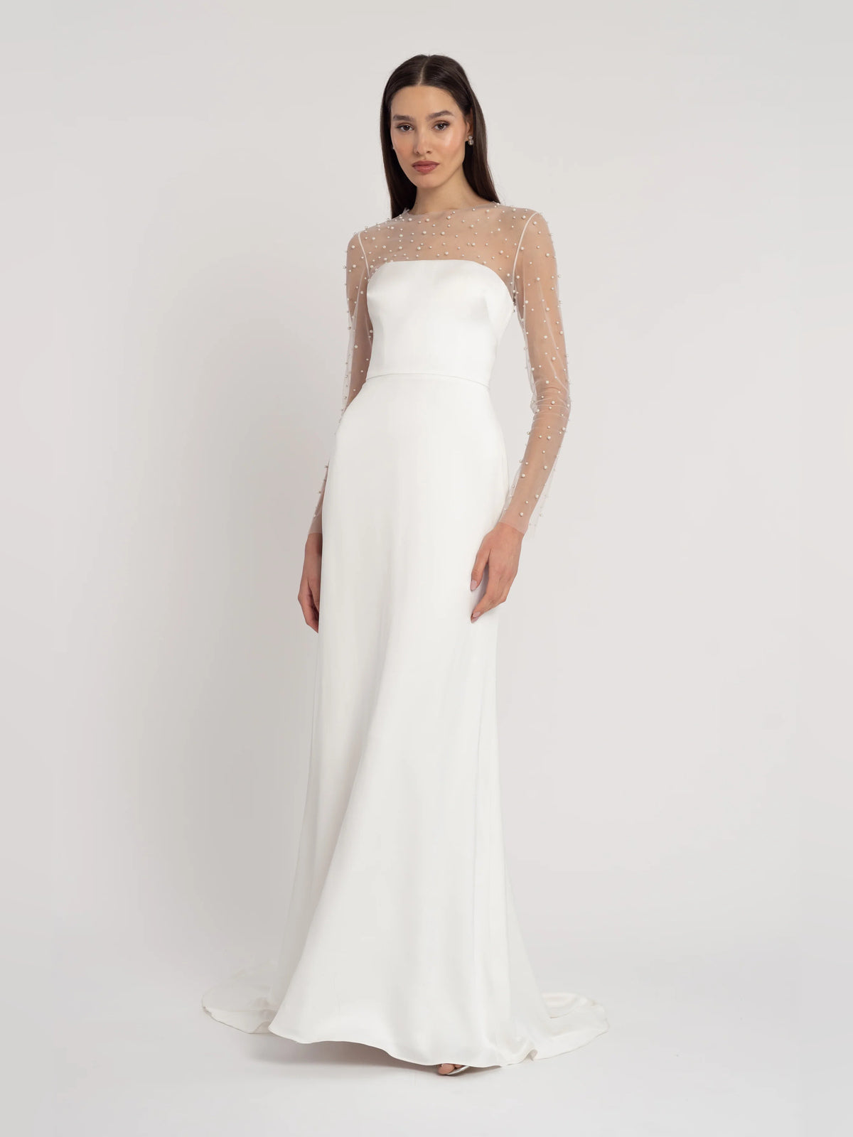 a-line floor-length formal dress - image 1