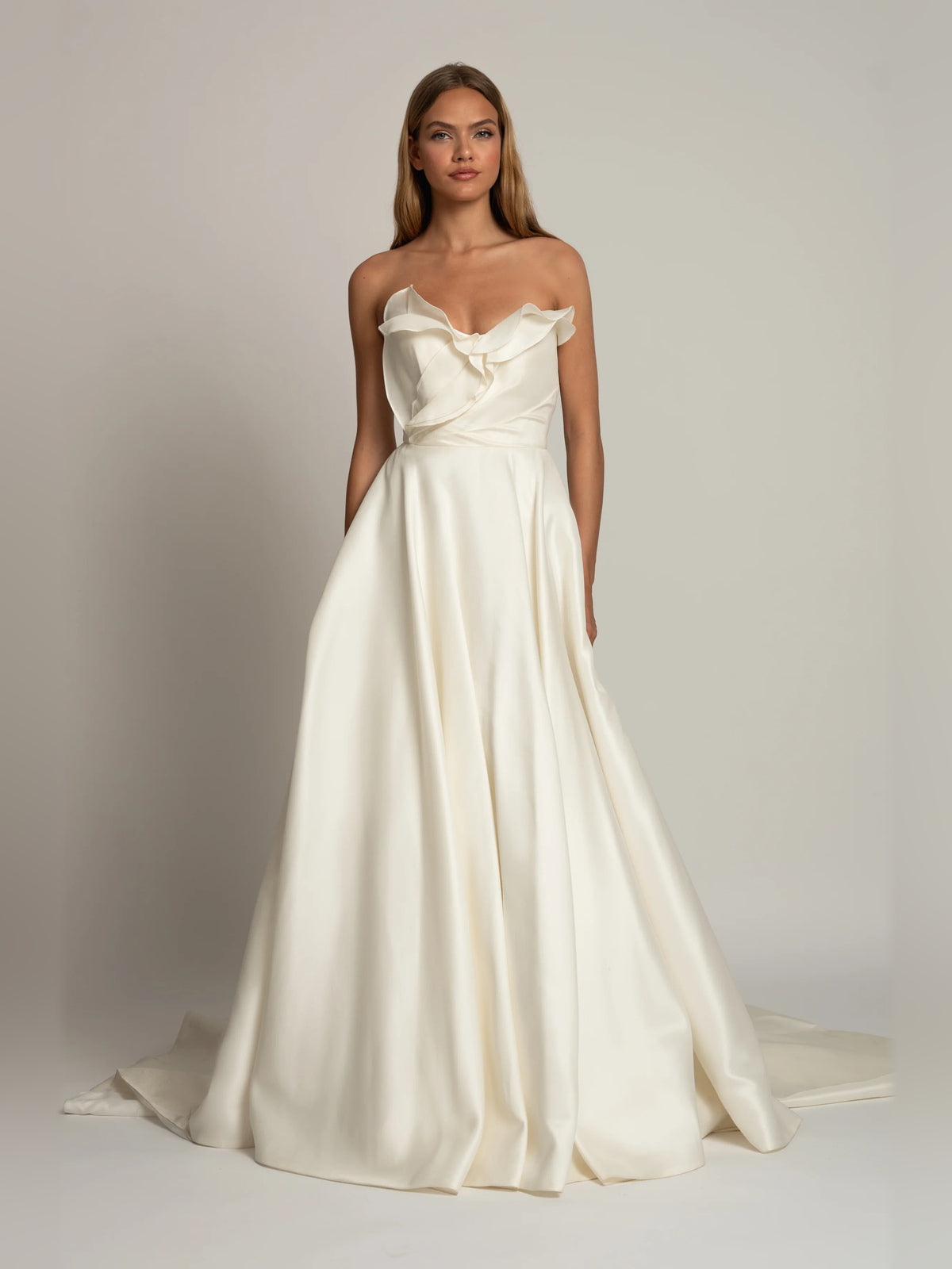 sweetheart ball-gown floor-length formal dress - image 1