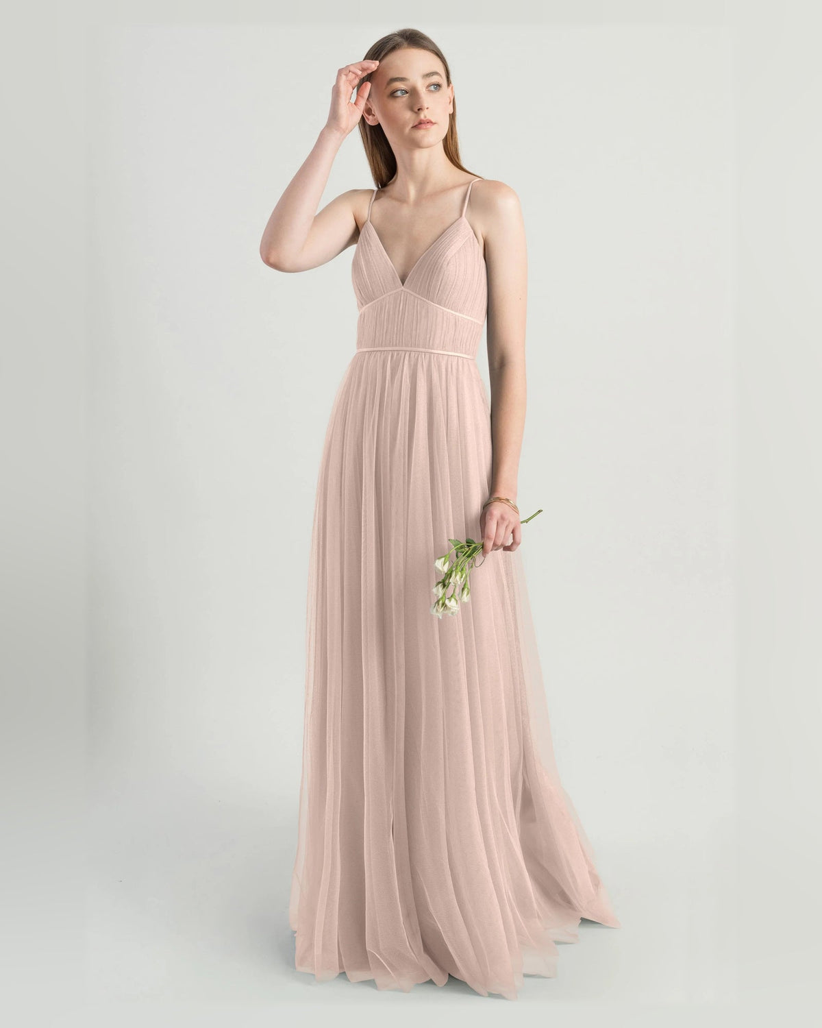 v neck a-line floor-length formal dress - image 1