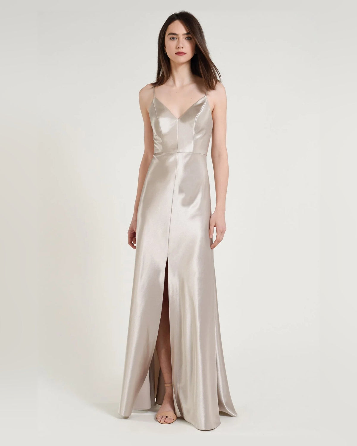 v neck a-line floor-length formal dress - image 1