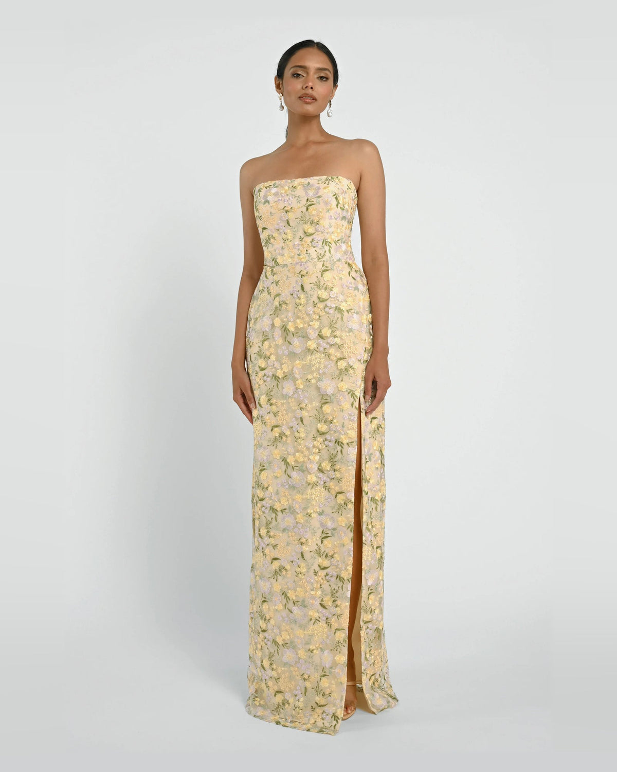 a-line maxi formal dress - image 1