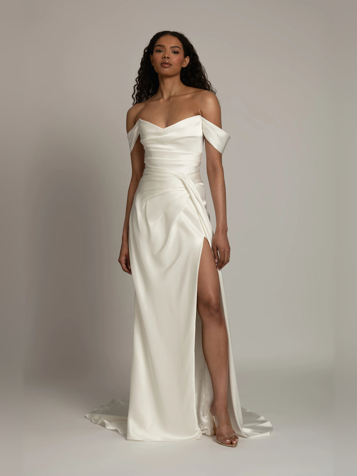 v neck a-line floor-length formal dress - image 1