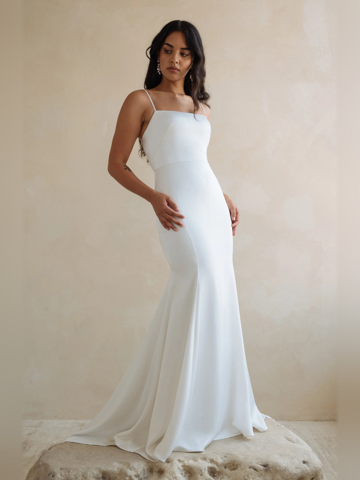 fit-and-flare floor-length formal dress - image 1