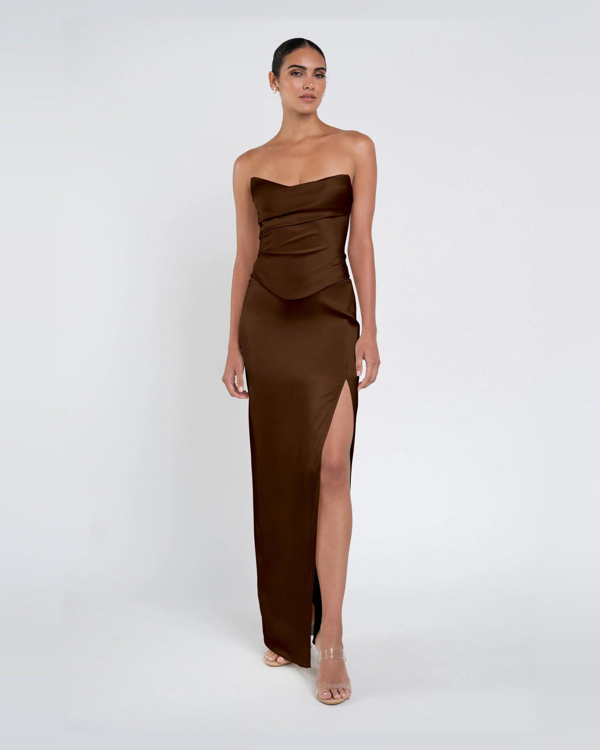 a-line maxi formal dress - image 1