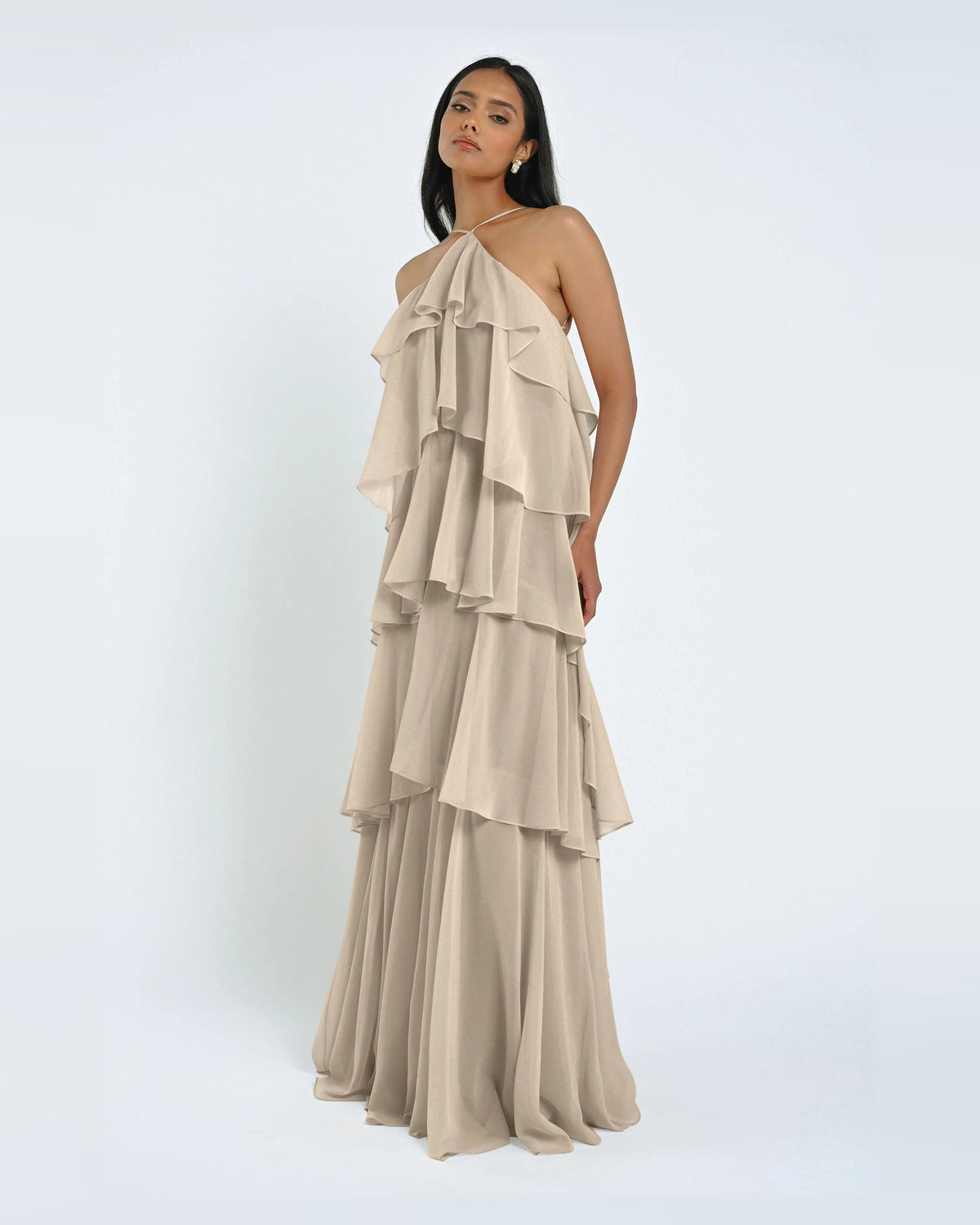 a-line maxi formal dress - image 1