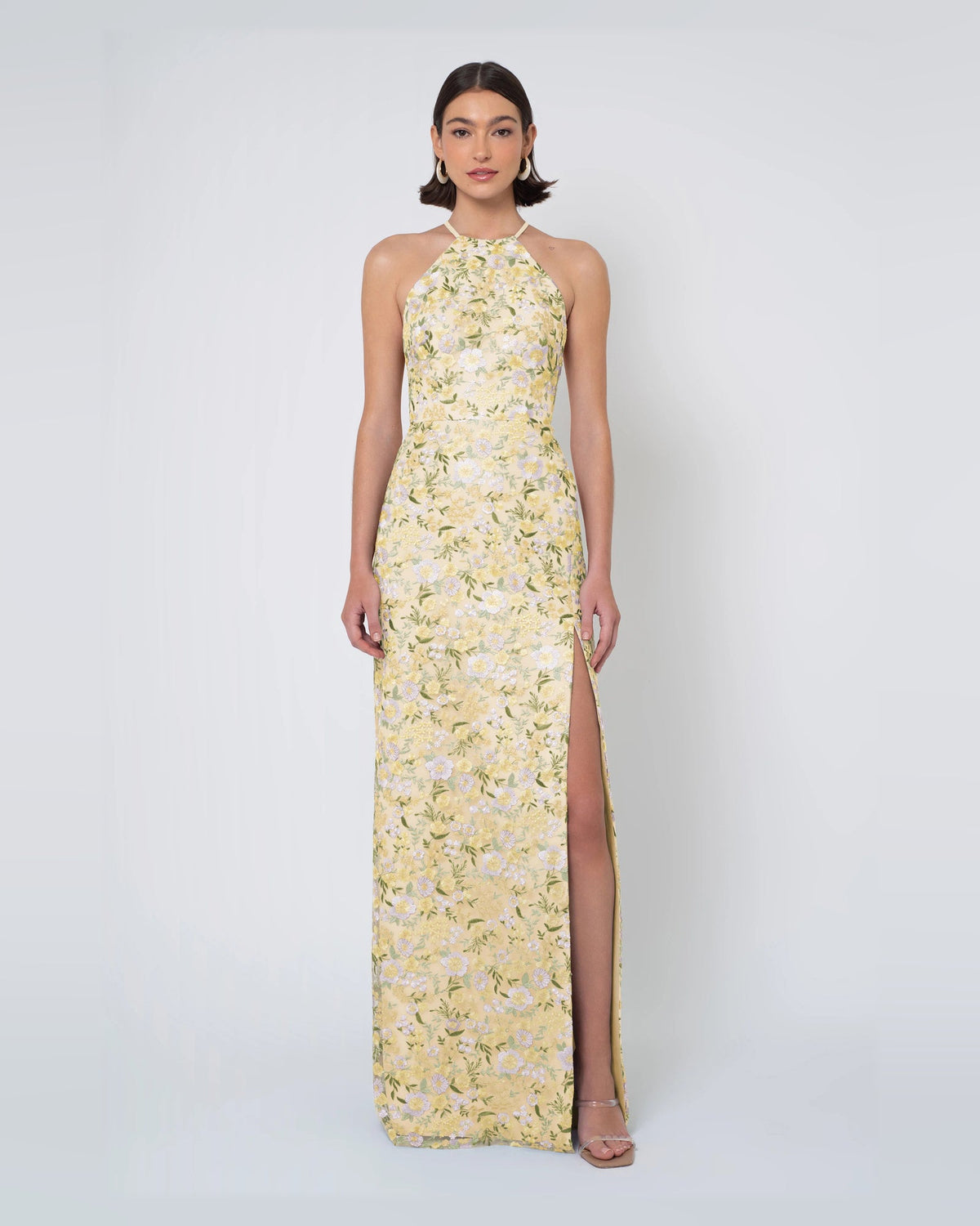 a-line maxi formal dress - image 1