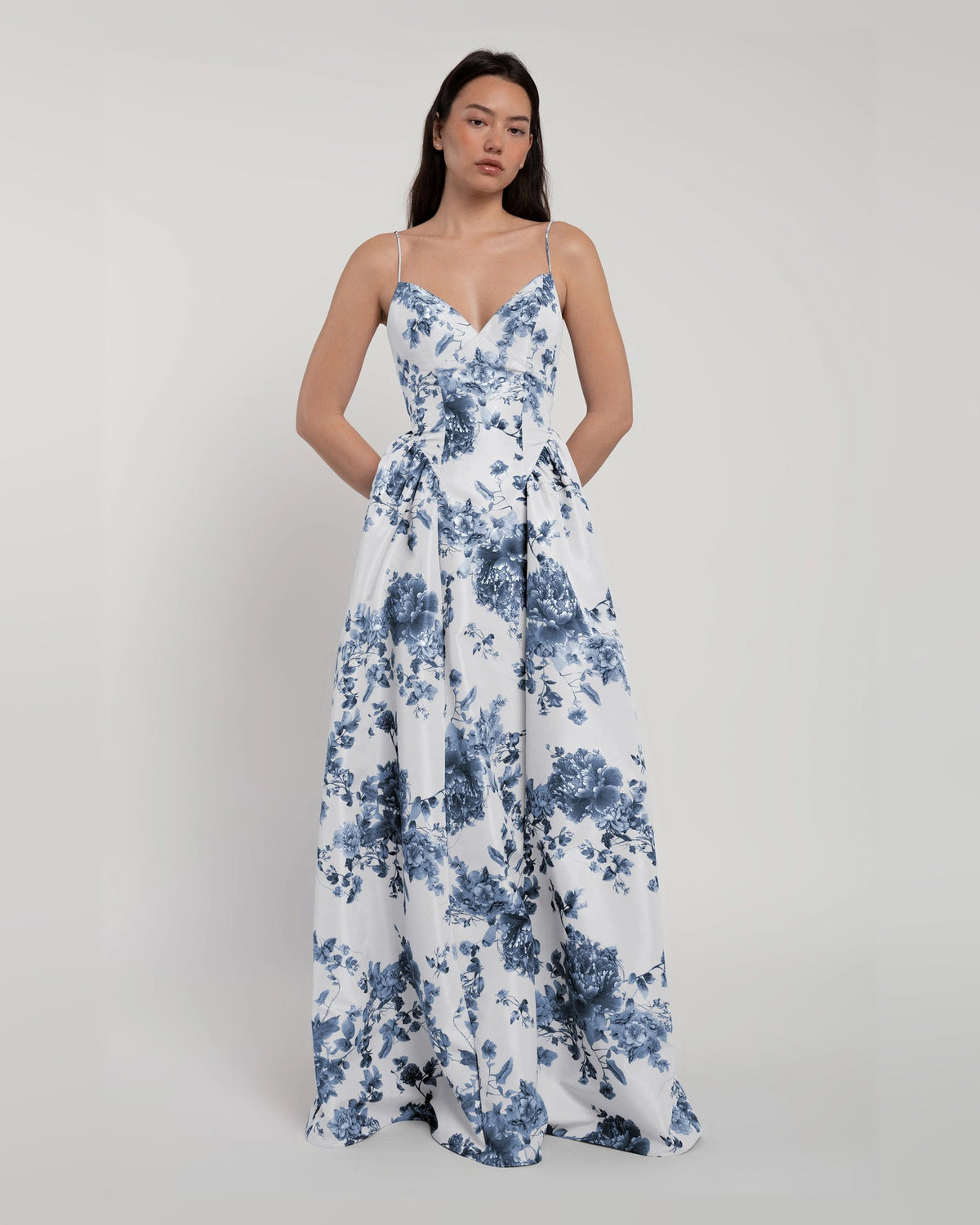 a-line maxi formal dress - image 1