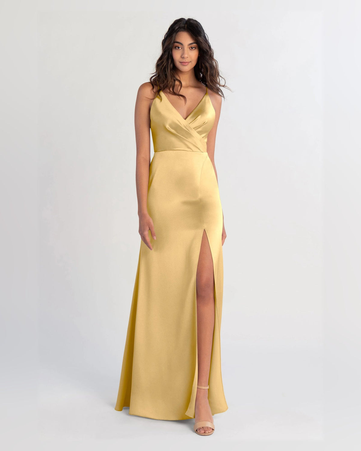 v neck a-line floor-length formal dress - image 1