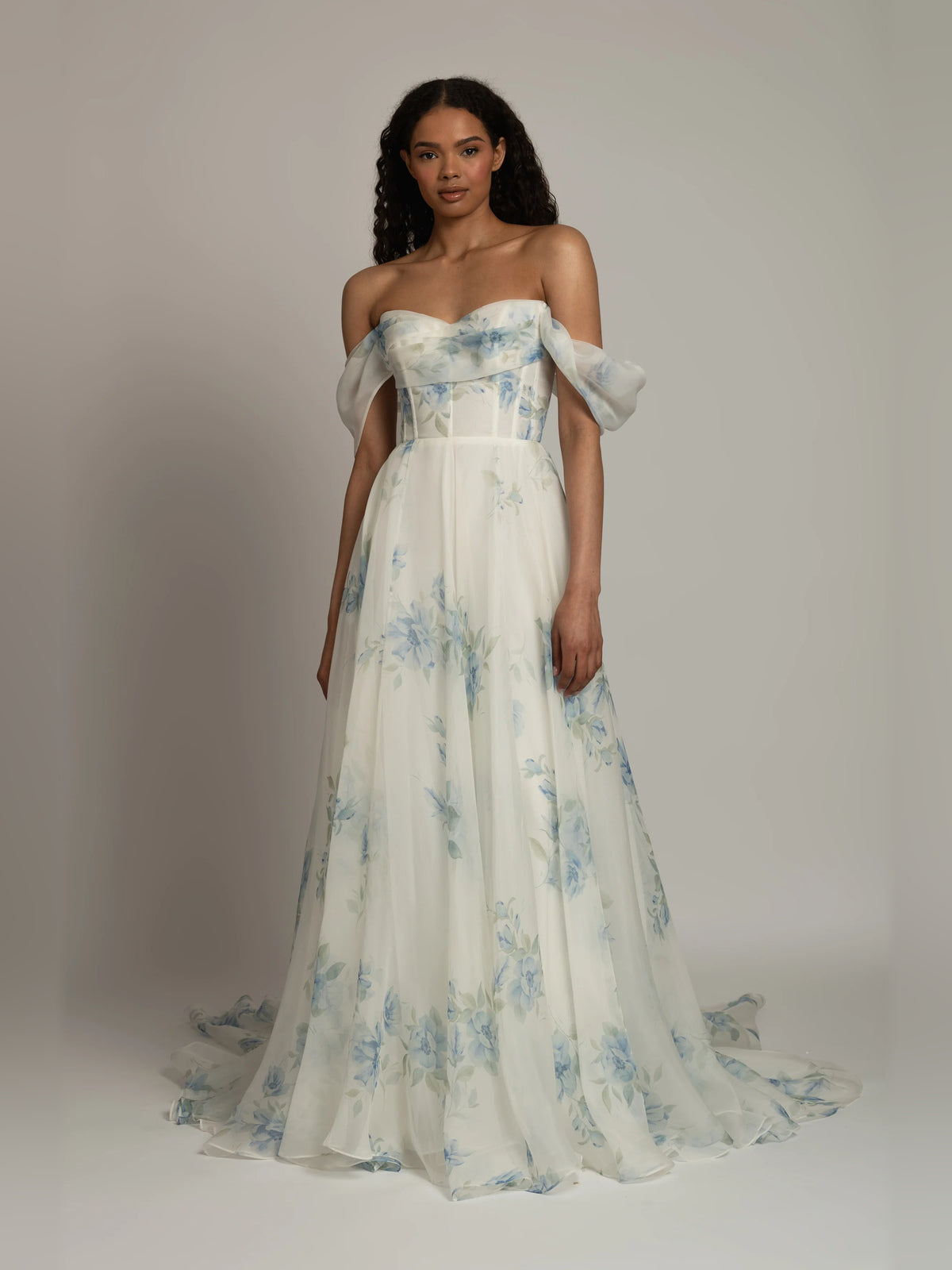 sweetheart ball-gown floor-length formal dress - image 1