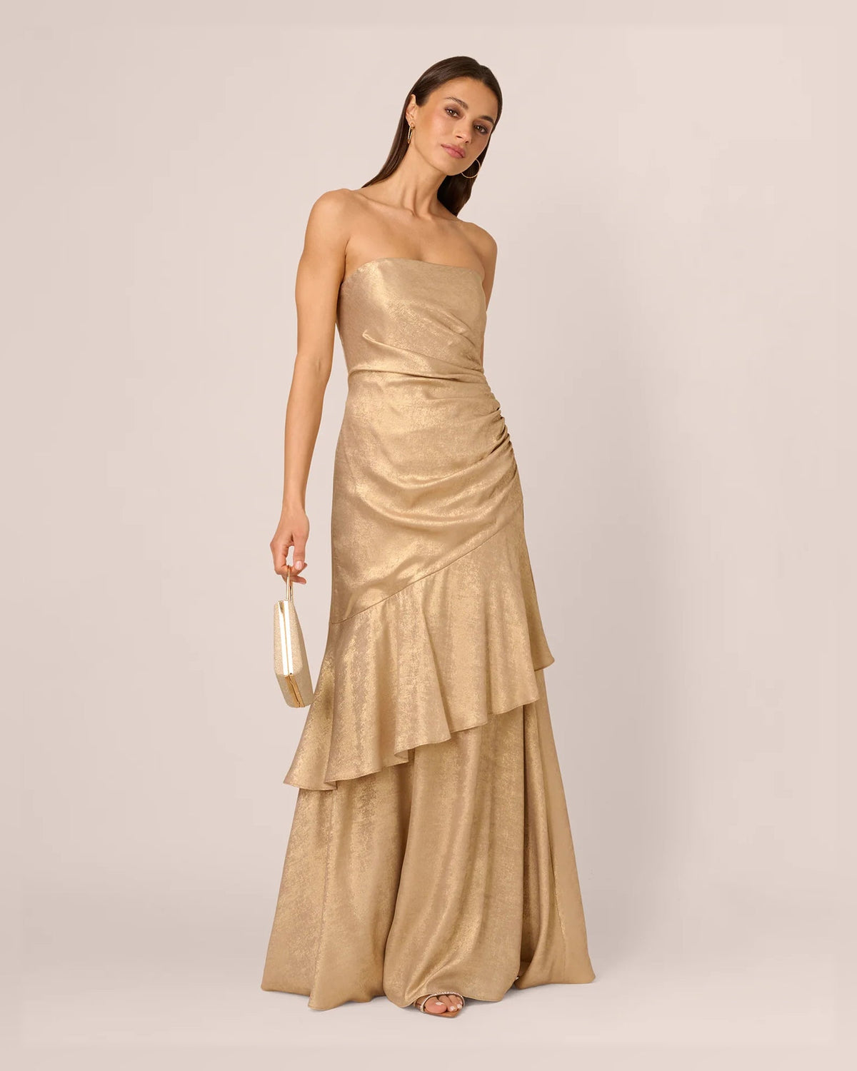 strapless a-line floor-length formal dress - image 1