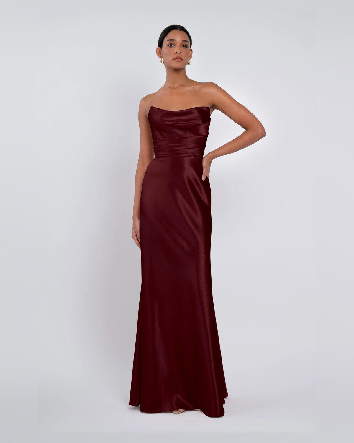 a-line maxi formal dress - image 1