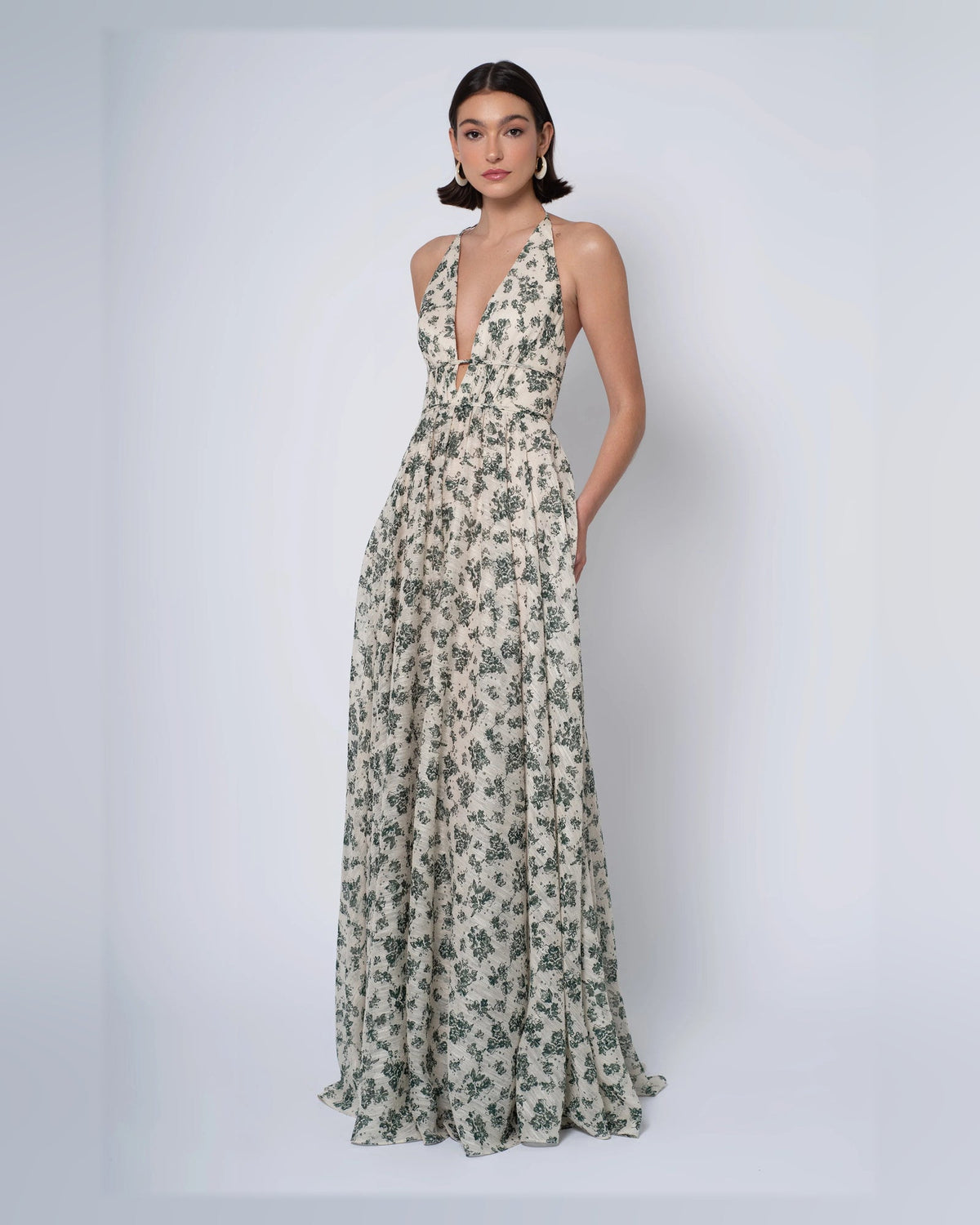 a-line maxi formal dress - image 1