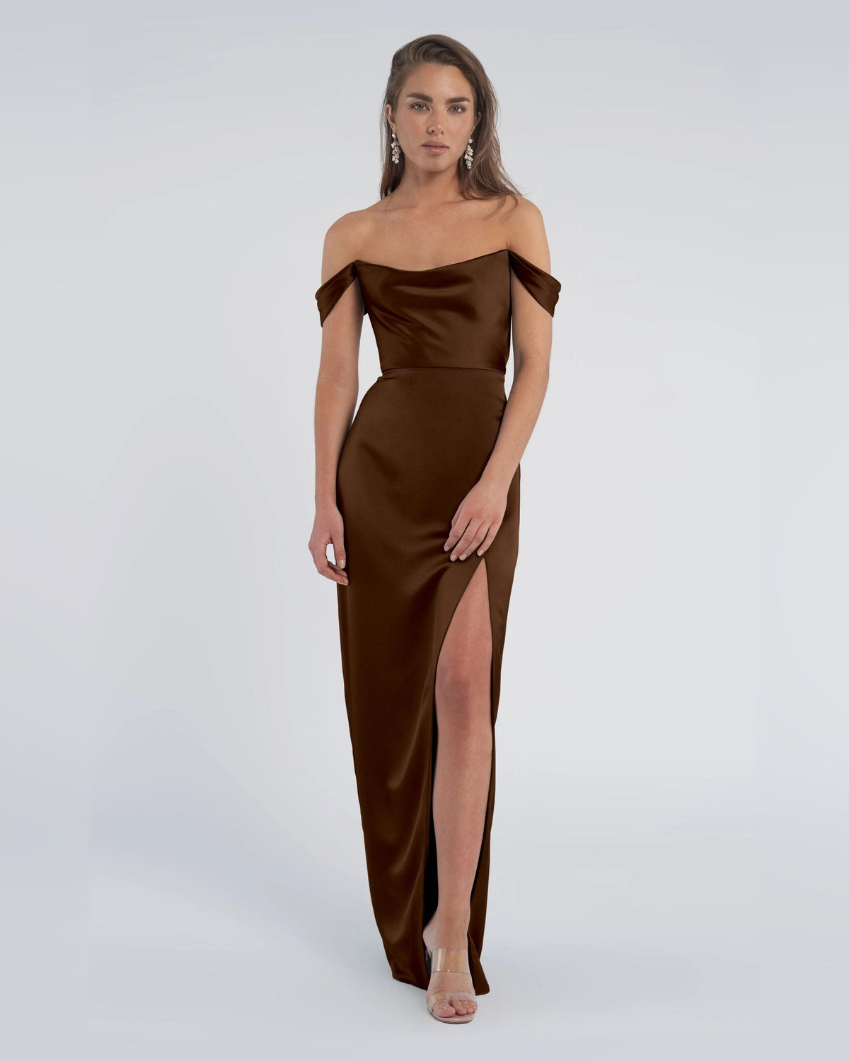 a-line maxi formal dress - image 1