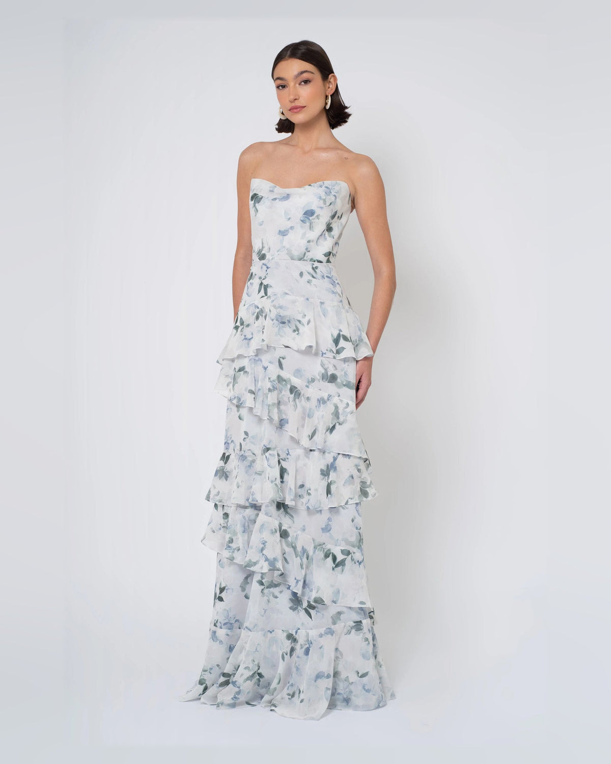 a-line maxi formal dress - image 1