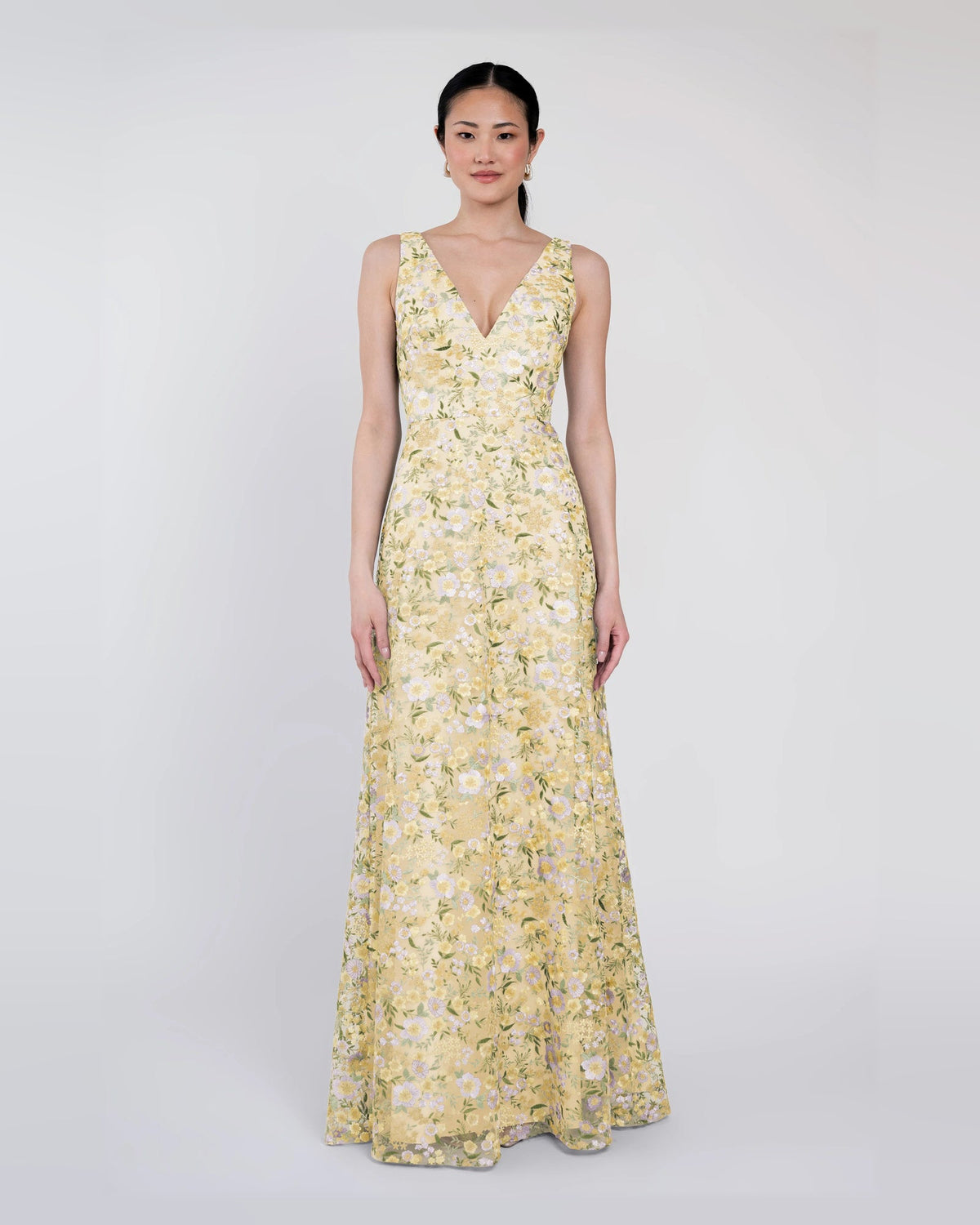 a-line maxi formal dress - image 1