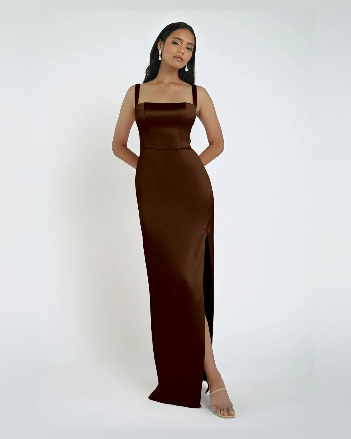a-line maxi formal dress - image 1