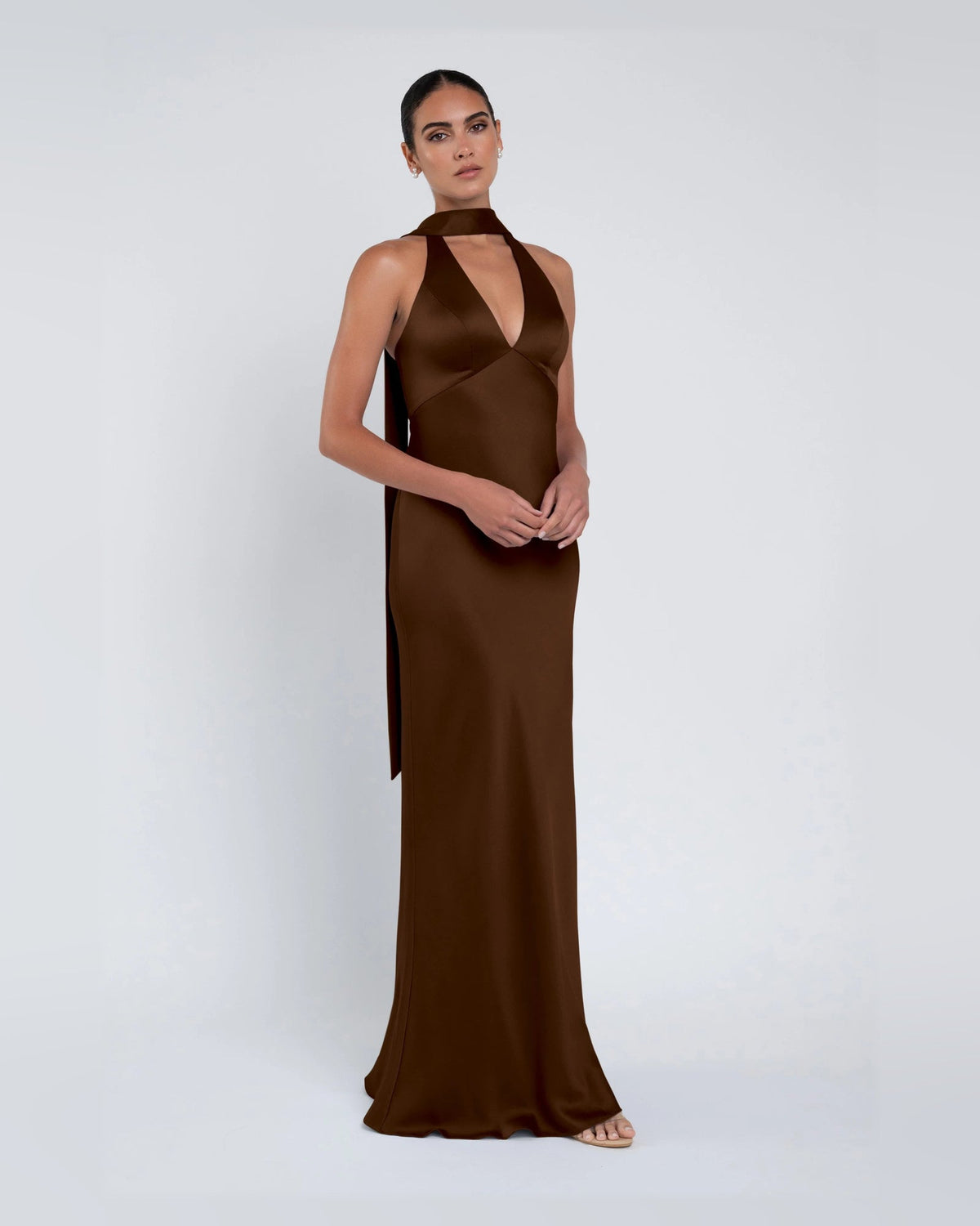 a-line maxi formal dress - image 1
