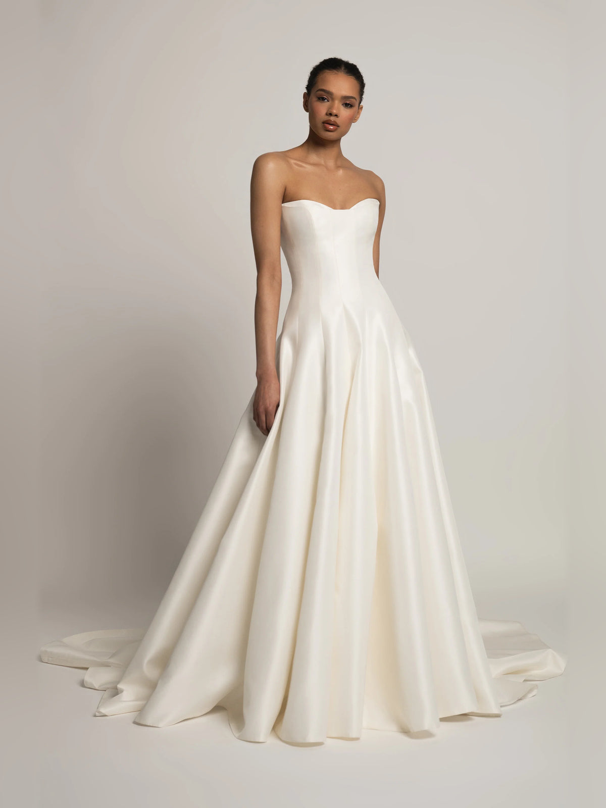 sweetheart ball-gown floor-length formal dress - image 1