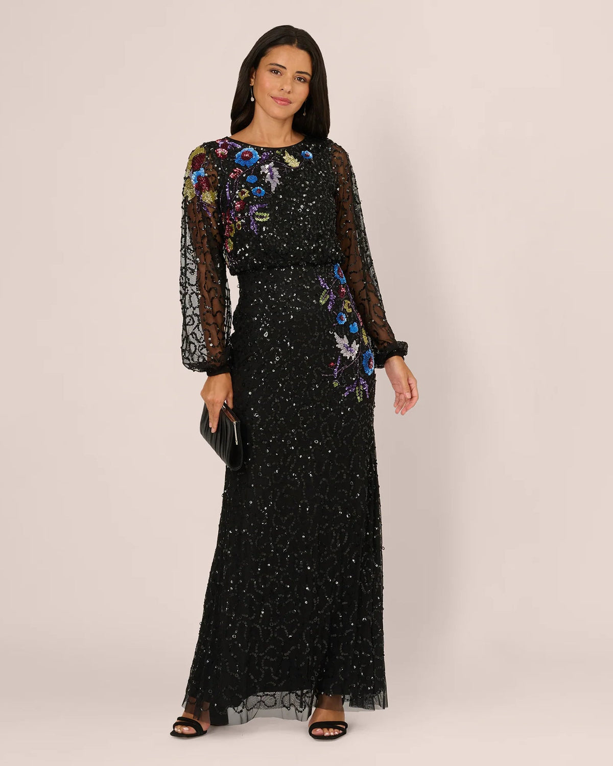 a-line maxi mother of the bride dress - image 1
