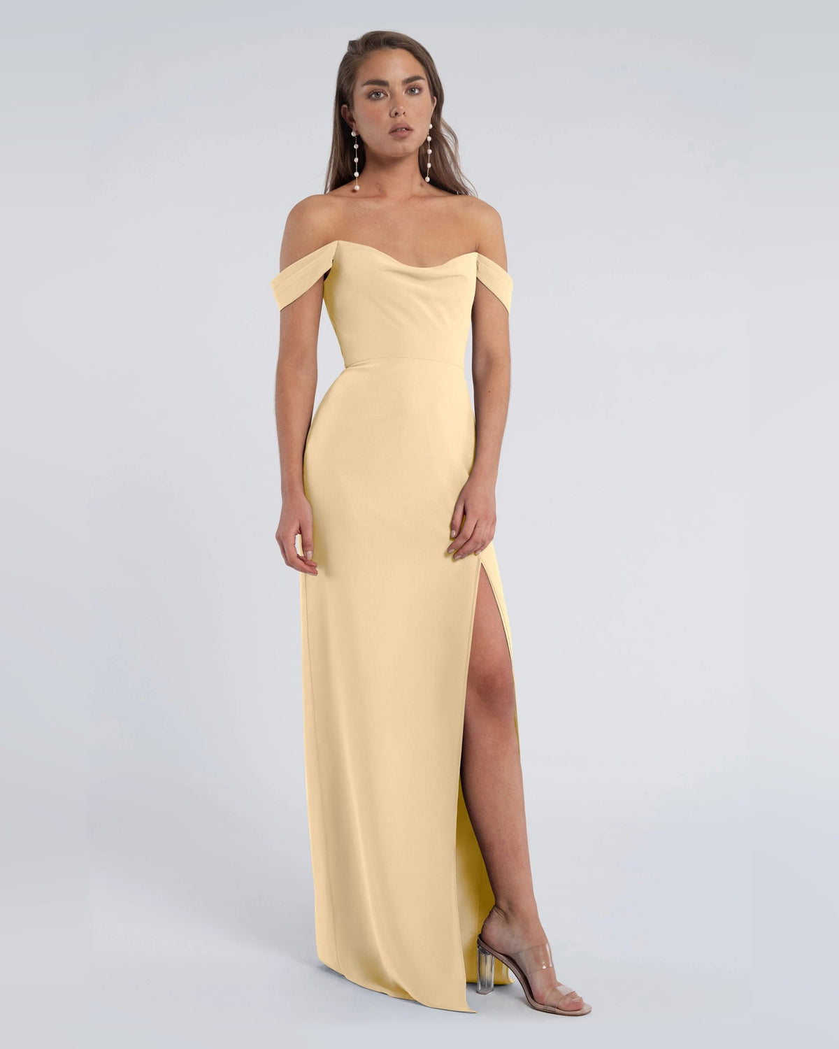a-line maxi formal dress - image 1