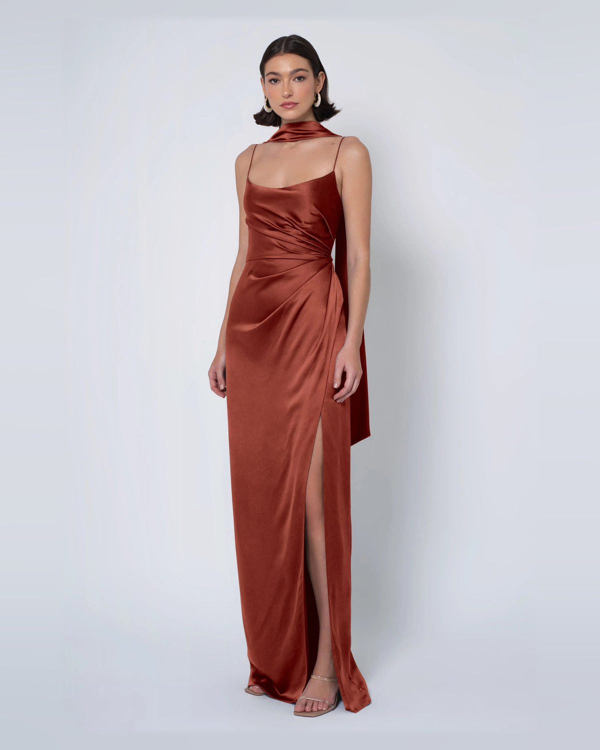a-line maxi formal dress - image 1