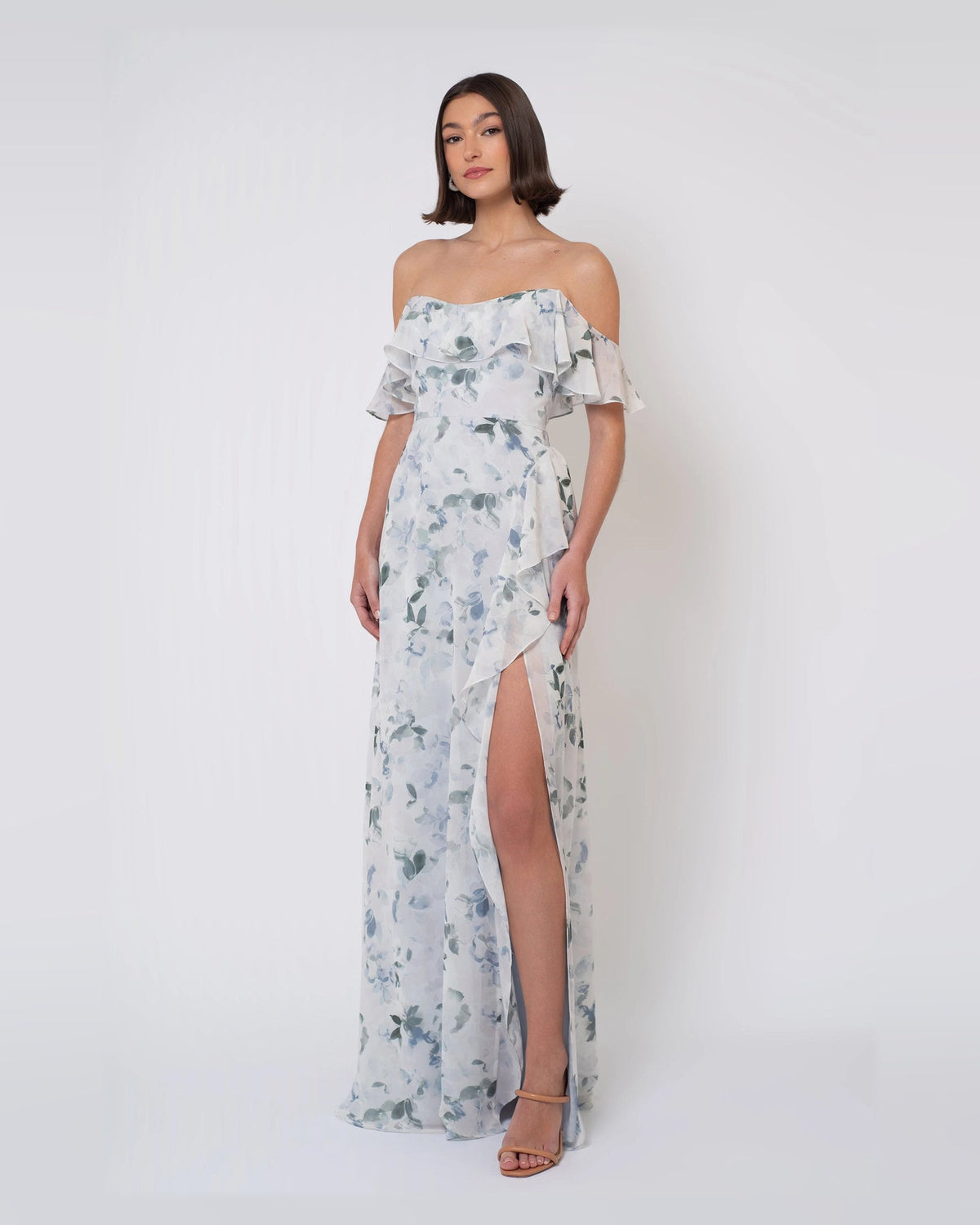a-line maxi formal dress - image 1
