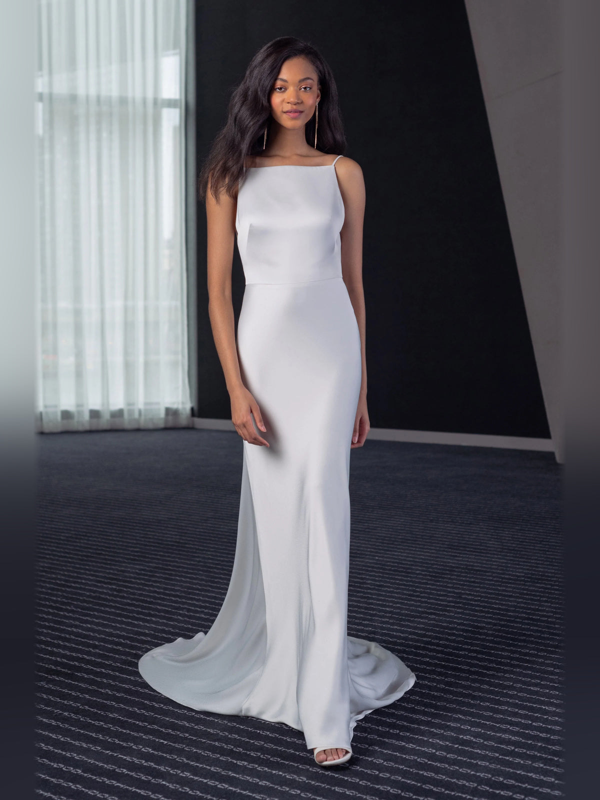 a-line floor-length formal dress - image 1