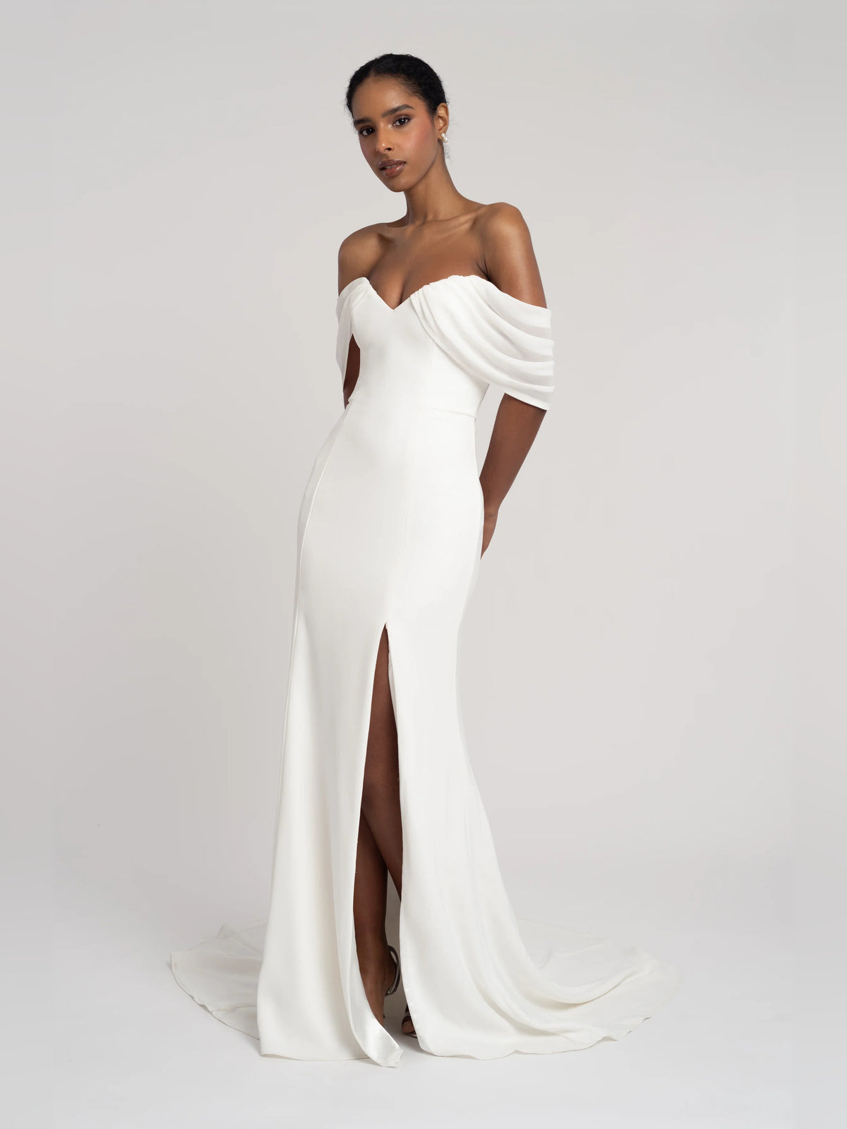 sweetheart fit-and-flare floor-length formal dress - image 1