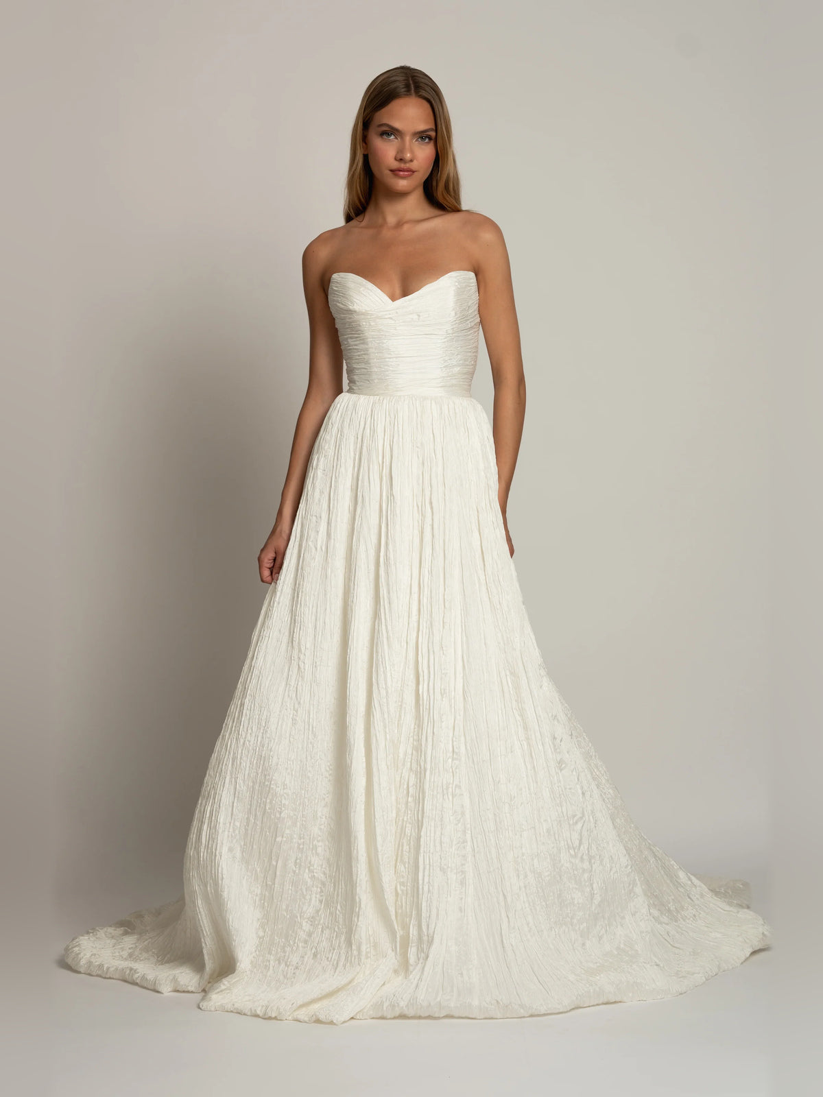 sweetheart ball-gown floor-length formal dress - image 1