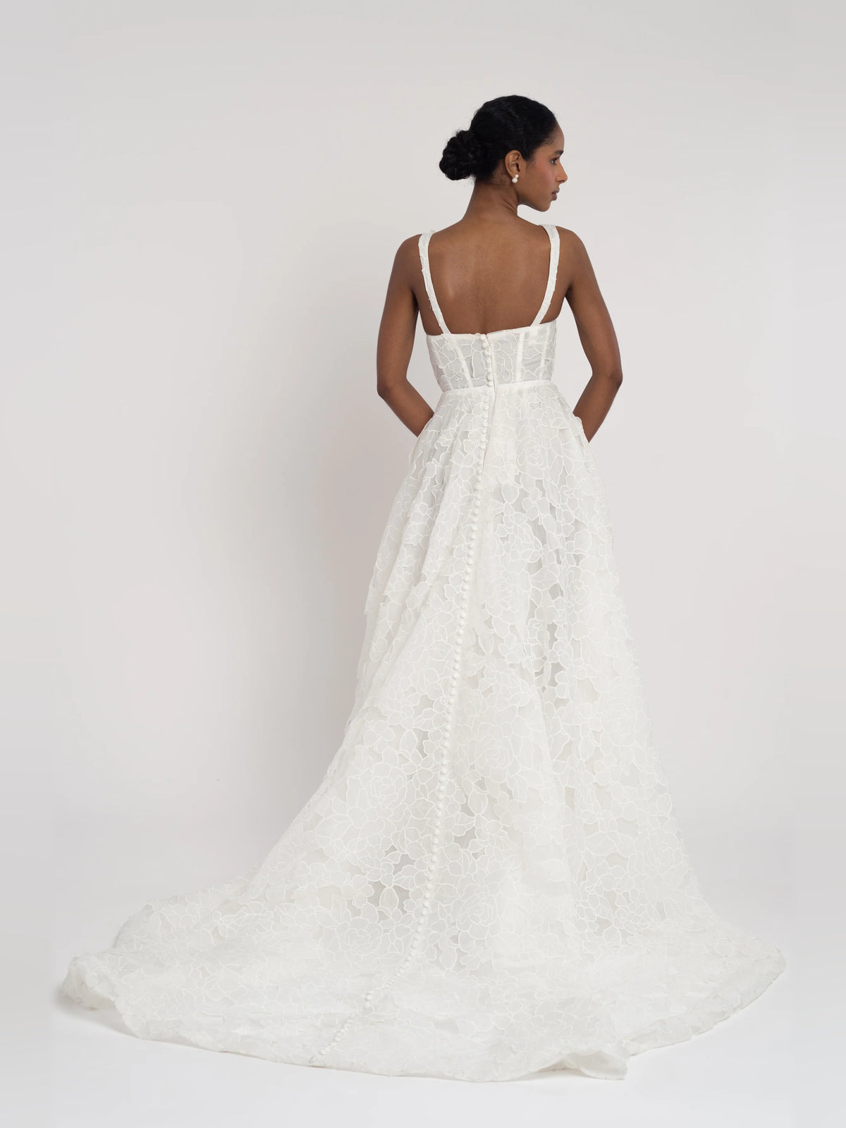 strapless ball-gown floor-length formal dress - image 2