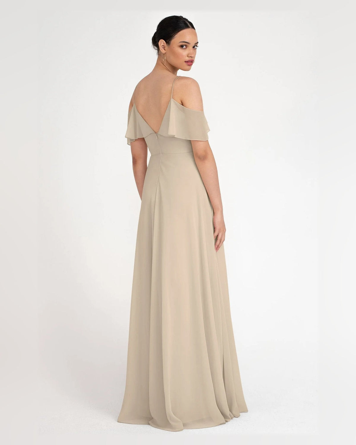 v neck a-line floor-length formal dress - image 2