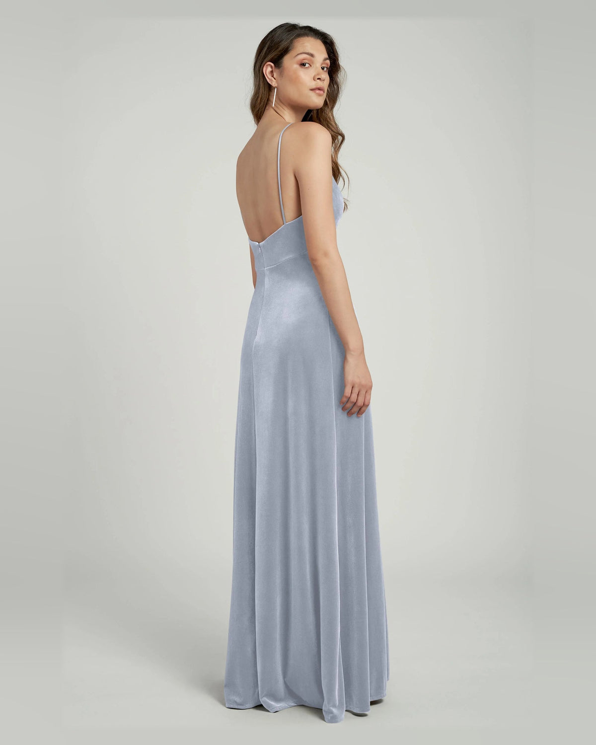 v neck a-line floor-length formal dress - image 2