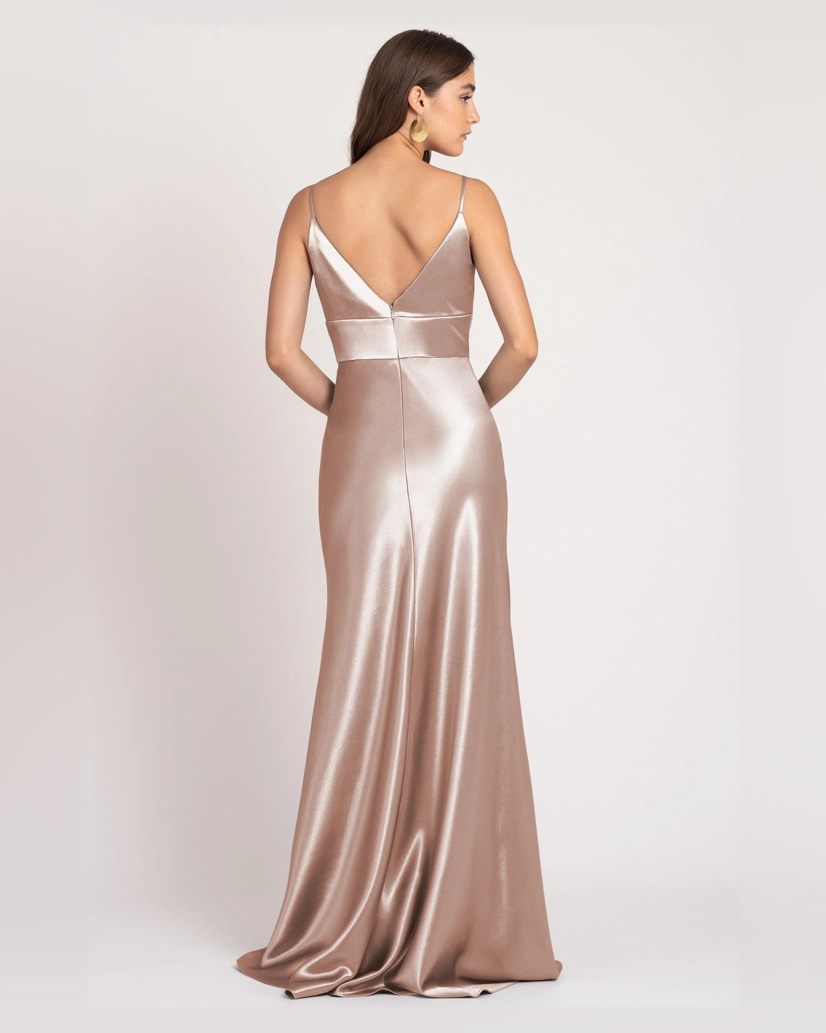 v neck a-line floor-length formal dress - image 2