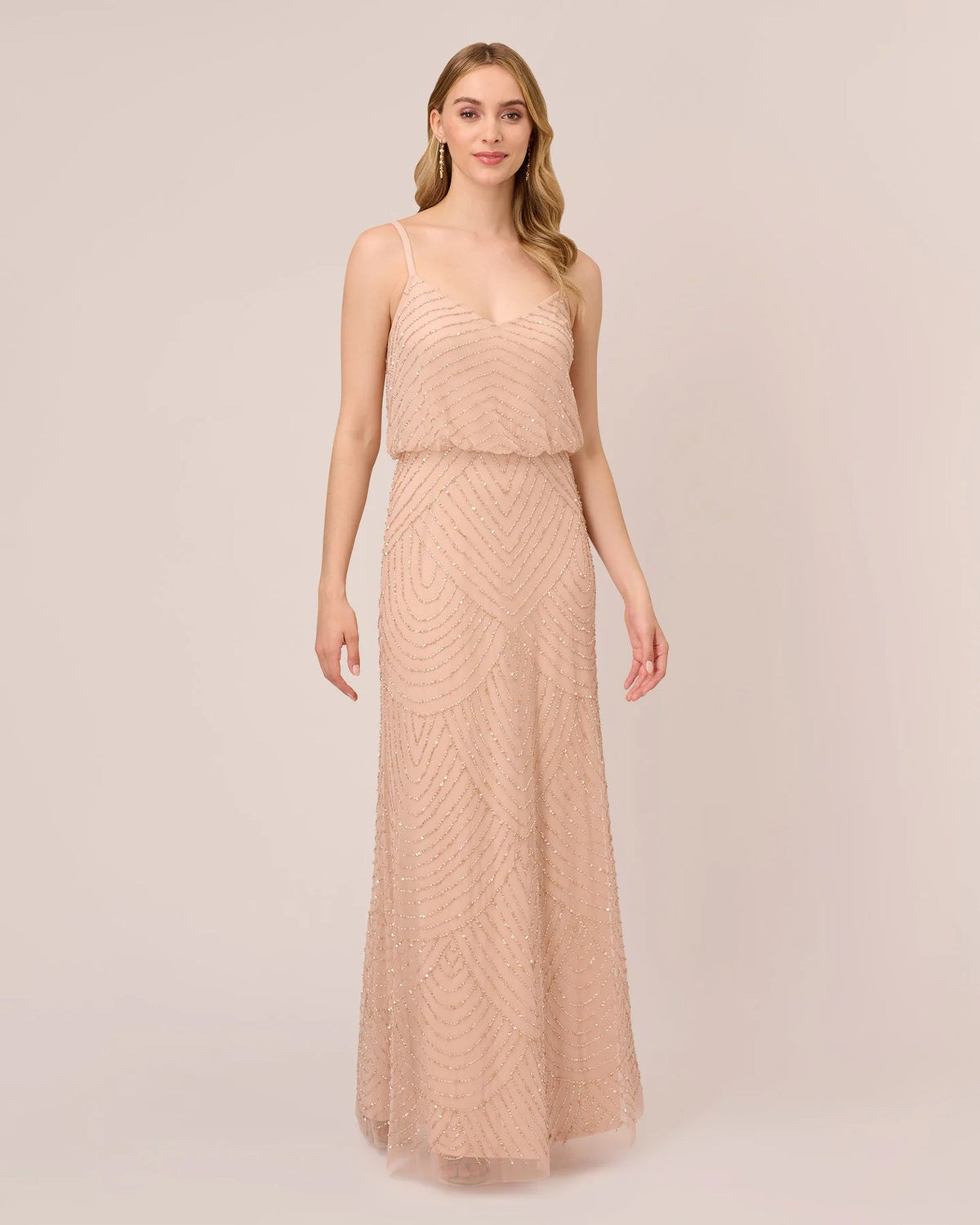 v neck a-line floor-length mother of the bride dress - image 2