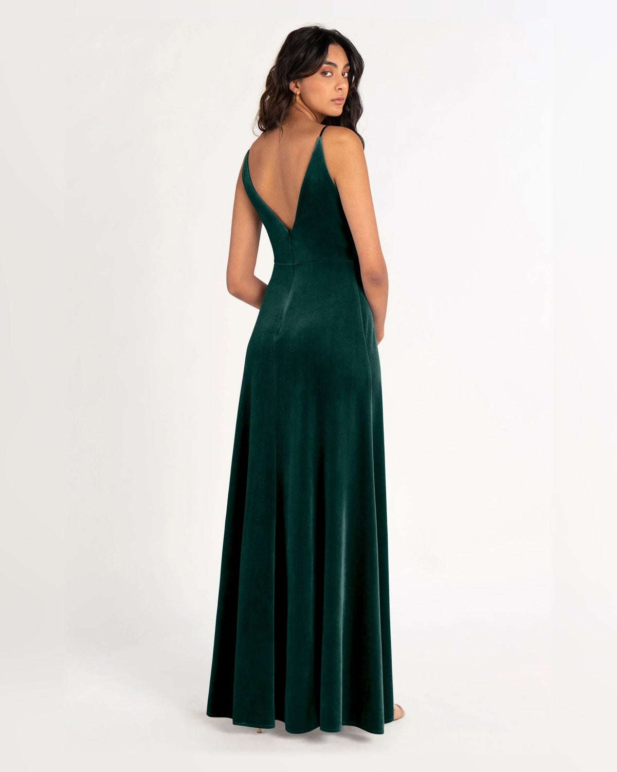 v neck a-line floor-length formal dress - image 2