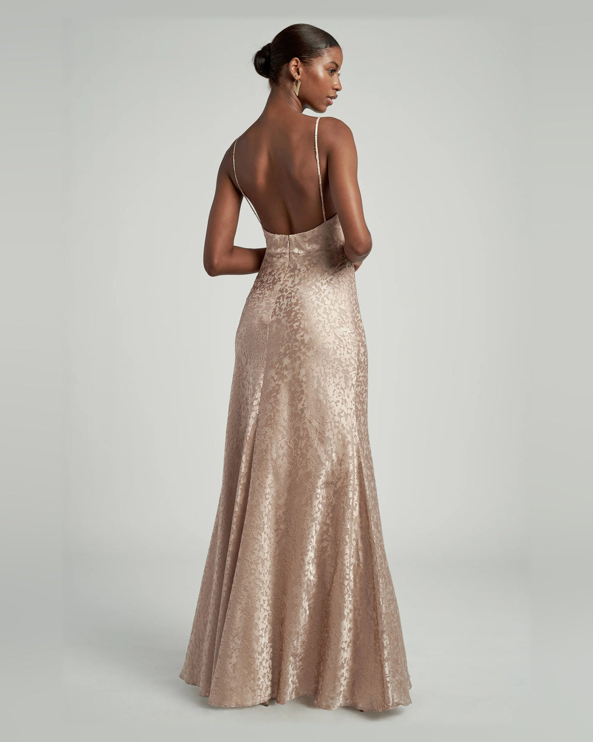 scoop neck a-line floor-length formal dress - image 2