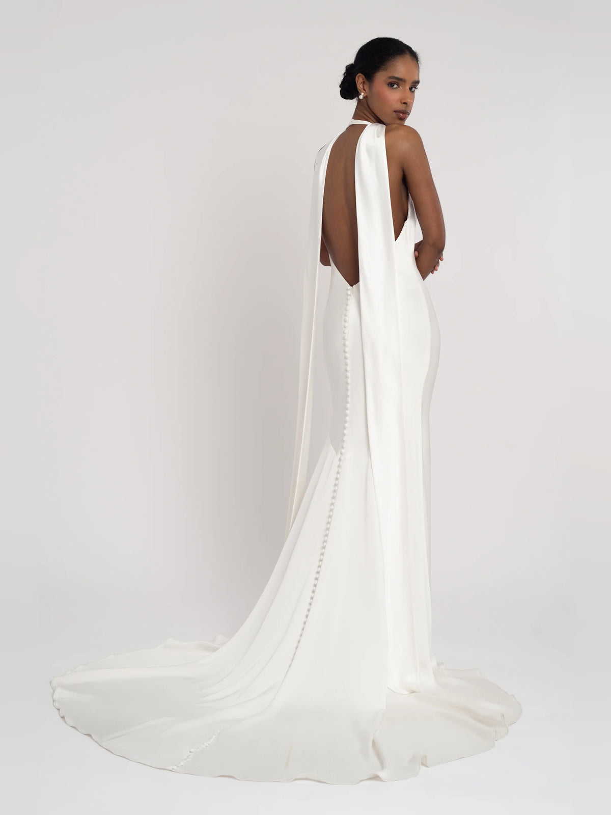 v neck a-line floor-length formal dress - image 2