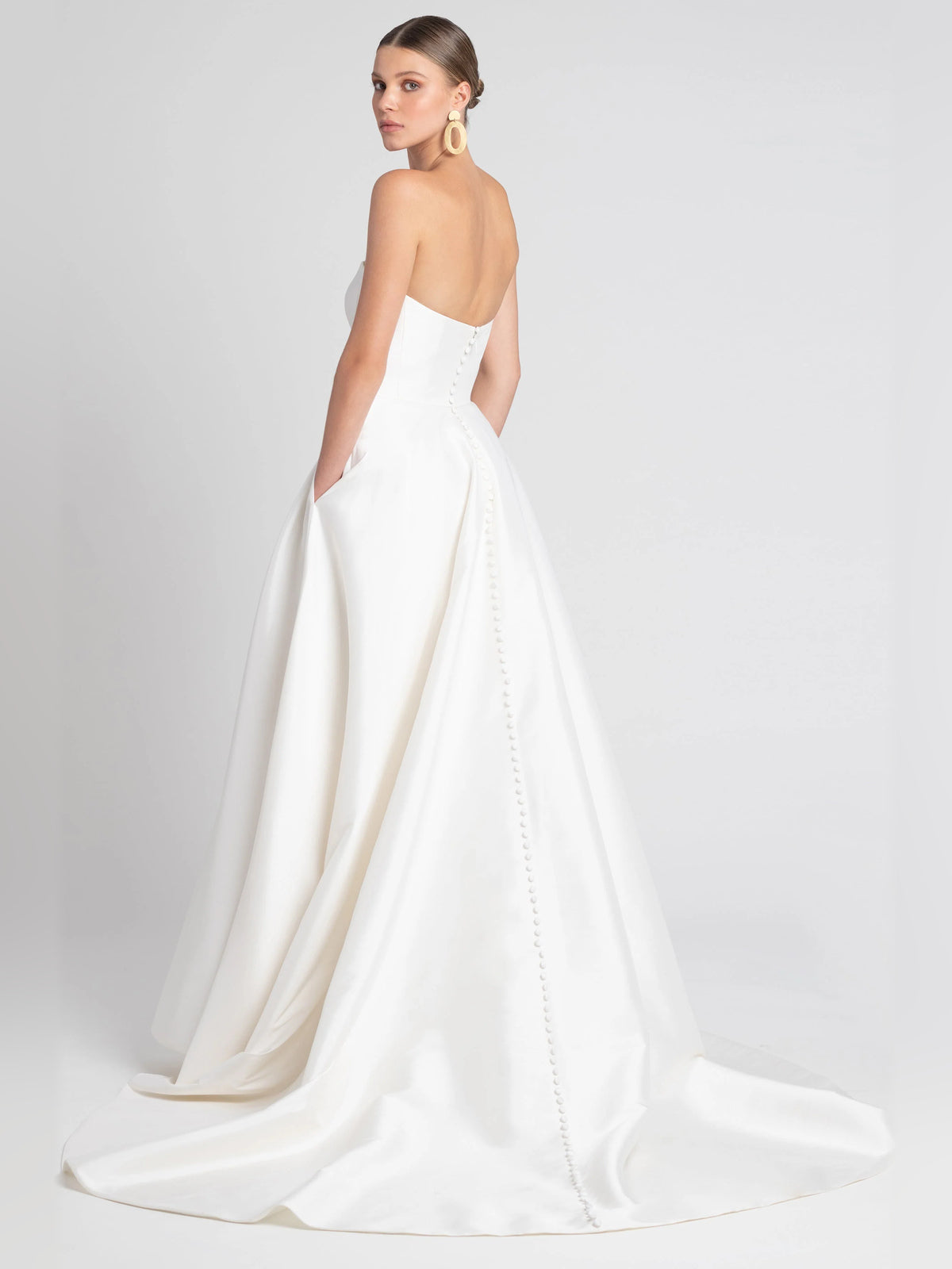 strapless a-line floor-length formal dress - image 2