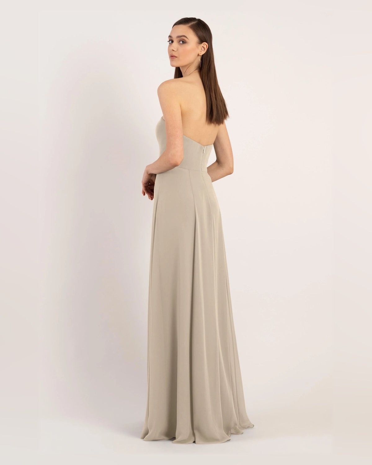 strapless a-line floor-length formal dress - image 2