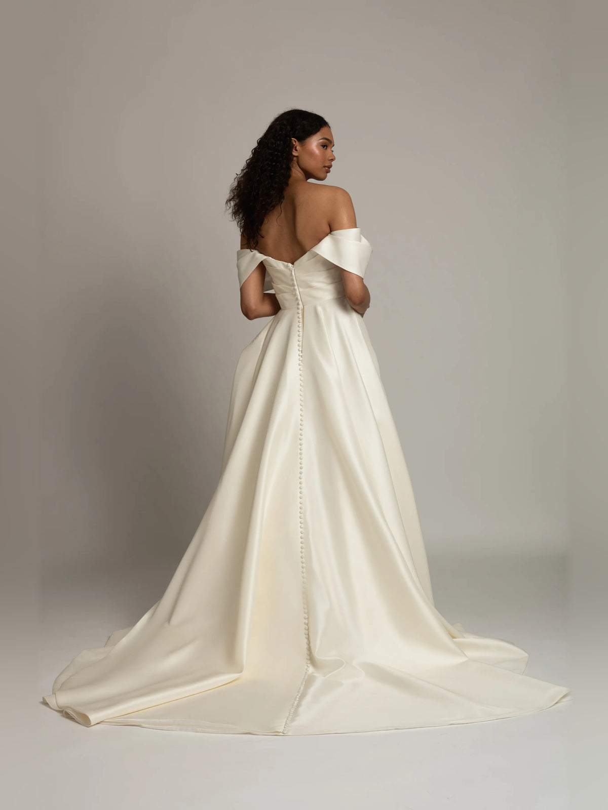 cowl neck ball-gown floor-length formal dress - image 2