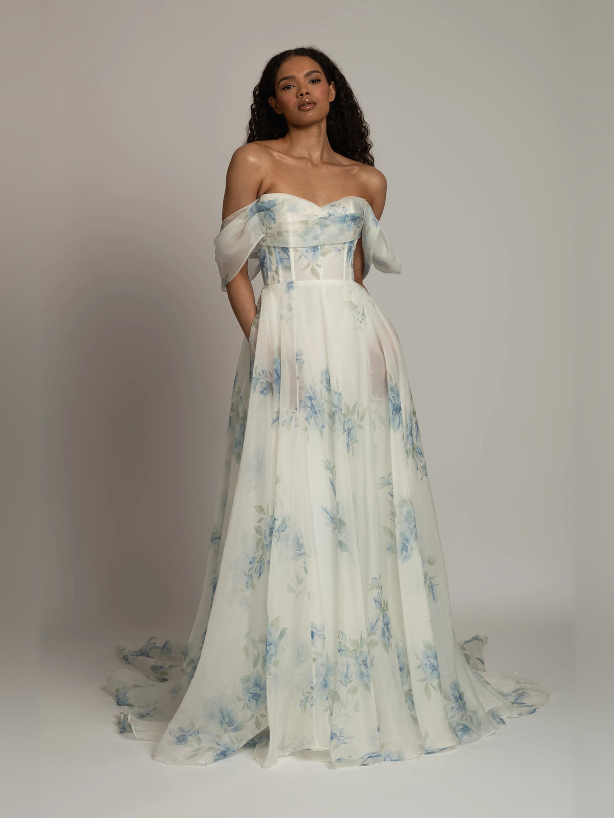 sweetheart ball-gown floor-length formal dress - image 2